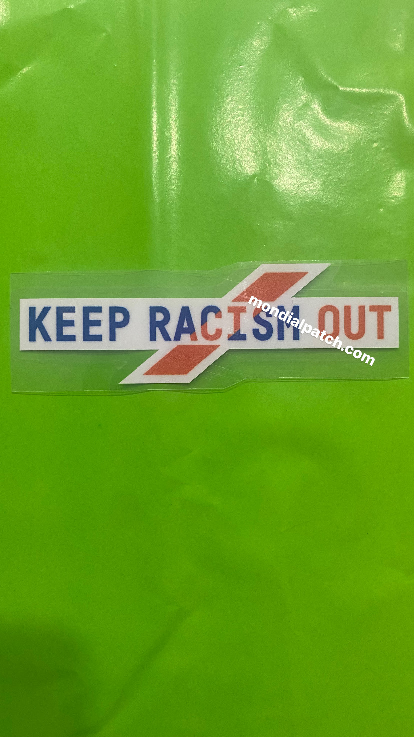 toppa patch keep racism out ufficiale