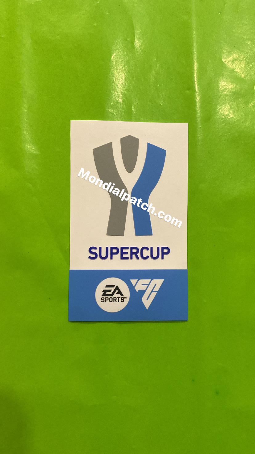 toppa patch supercoppa ea sports 2023 2024 ufficiale