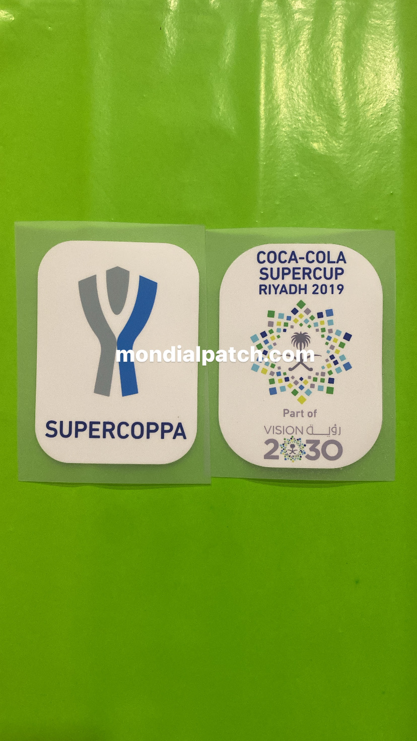 toppa patch supercoppa finale riyadh 2019 coppia ufficiale