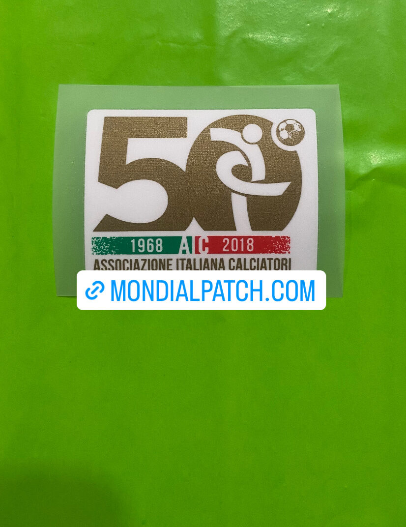 toppa patch aic 50 anni 2018 ufficiale