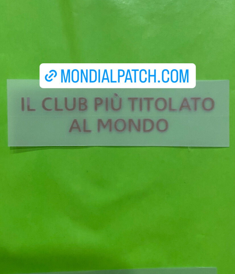 toppa club più titolato oro milan 2012 2014 ufficiale