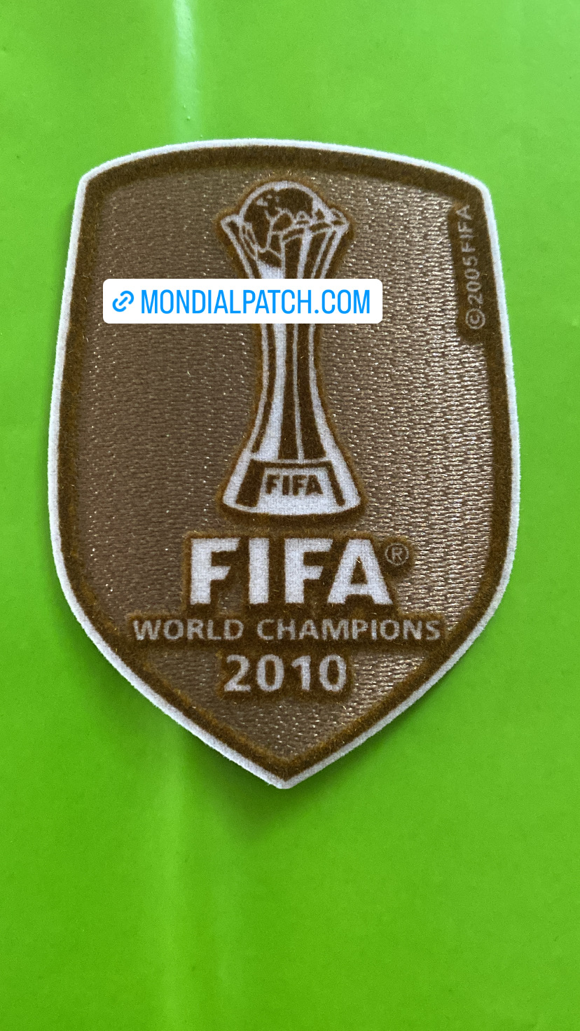 toppa patch fifa word club 2010 ufficiale