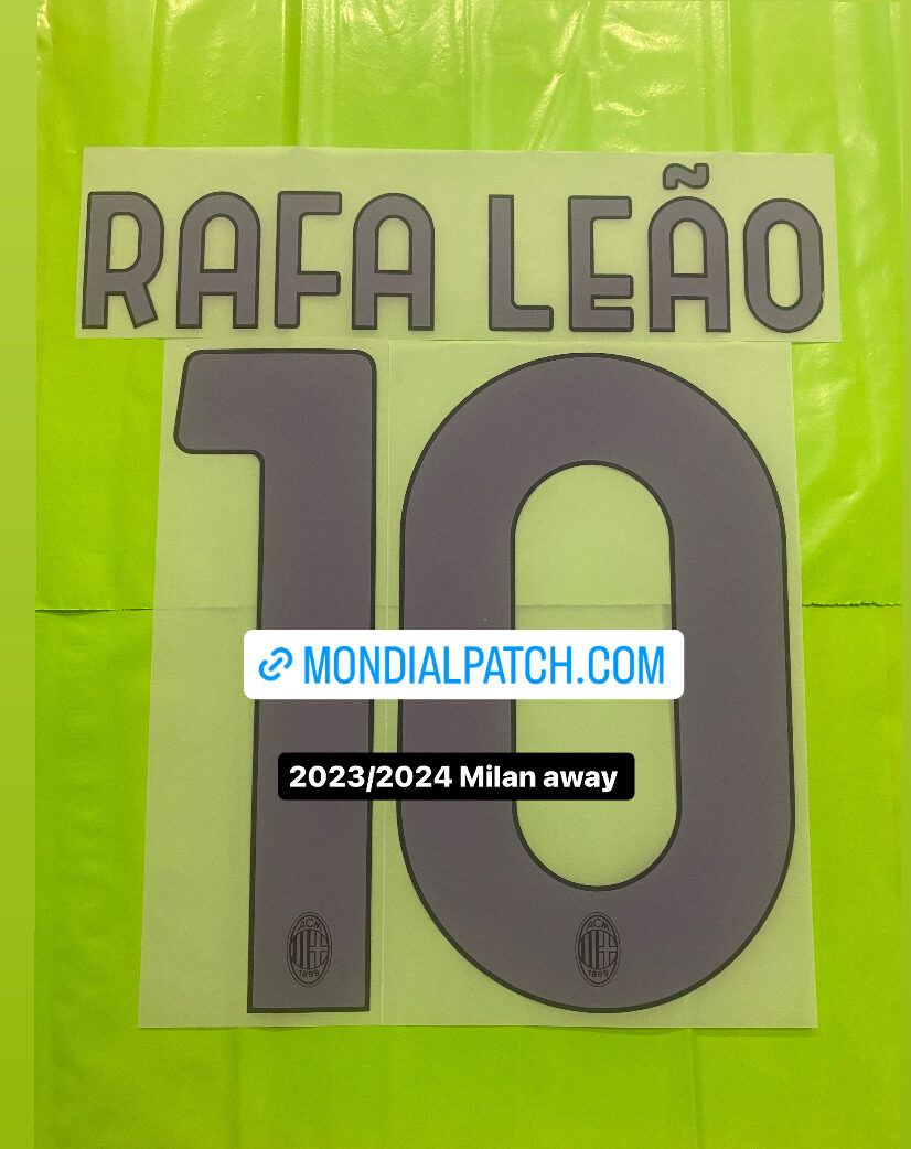 nameset Milan 2023 2024 10 R.LEAO away ufficiale