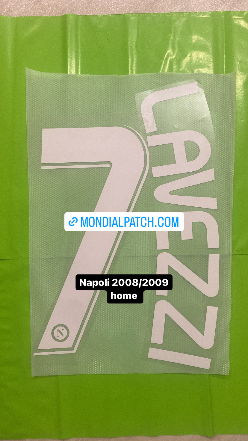 nameset Napoli 2008 2009  7 LAVEZZI home ufficiale