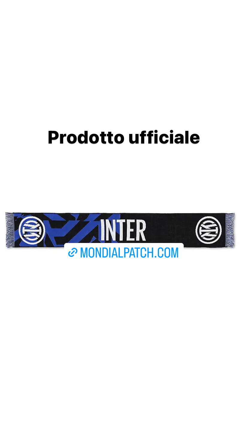 sciarpa inter ufficiale mod. intscrj12