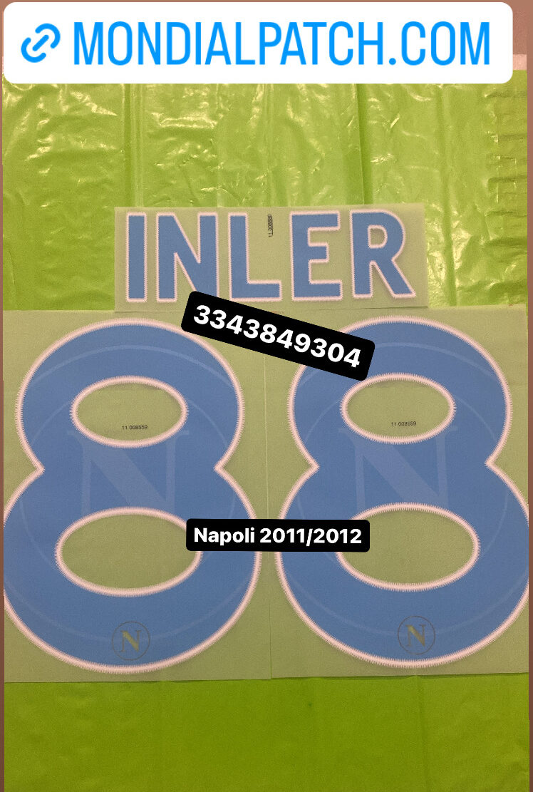 nameset Napoli 2011 2012 88 INLER ufficiale