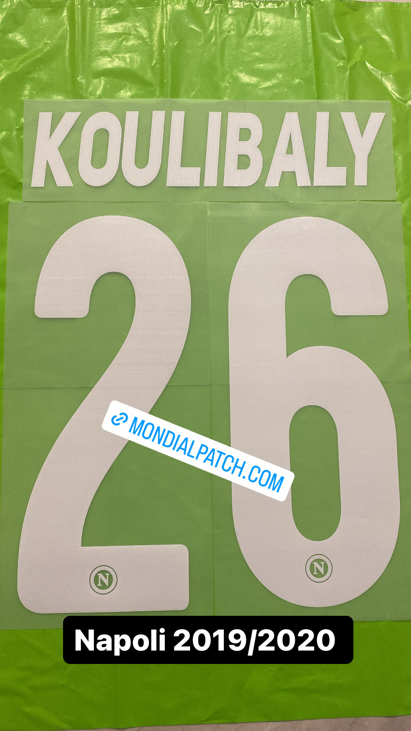 nameset Napoli 2019 2020 26 KOULIBALY ufficiale