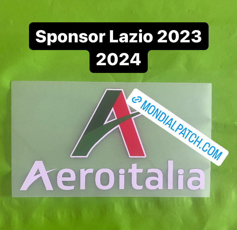 sponsor Lazio aeroitalia 2023 2024 home ufficiale