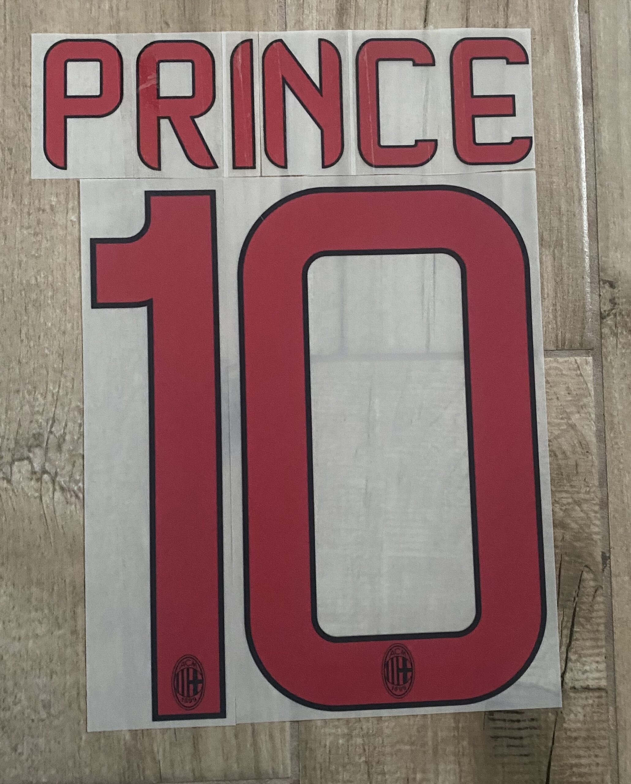 nameset Milan 2012 2014 10 PRINCE ufficiale