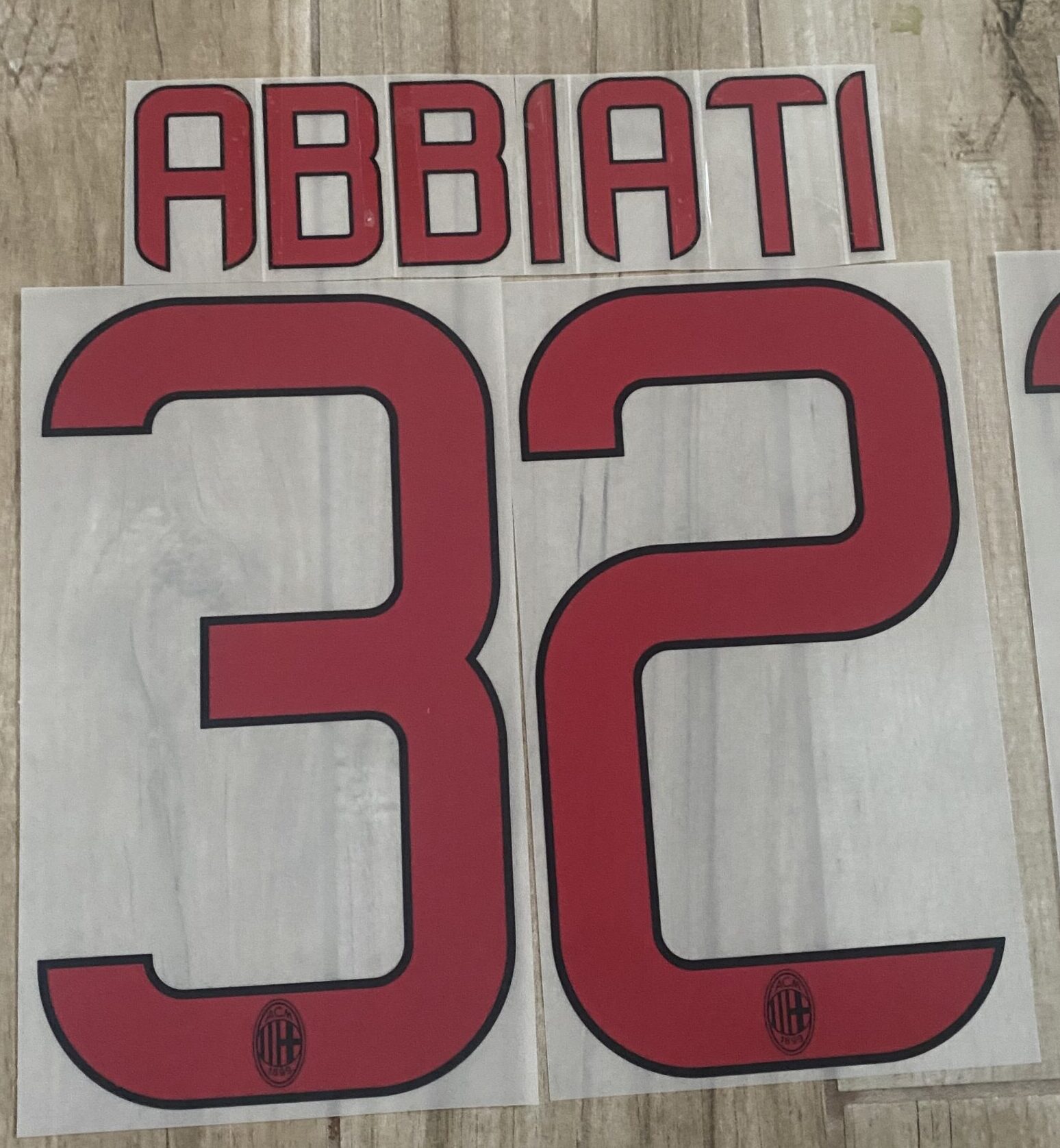 nameset Milan 2012 2014 32 ABBIATI ufficiale