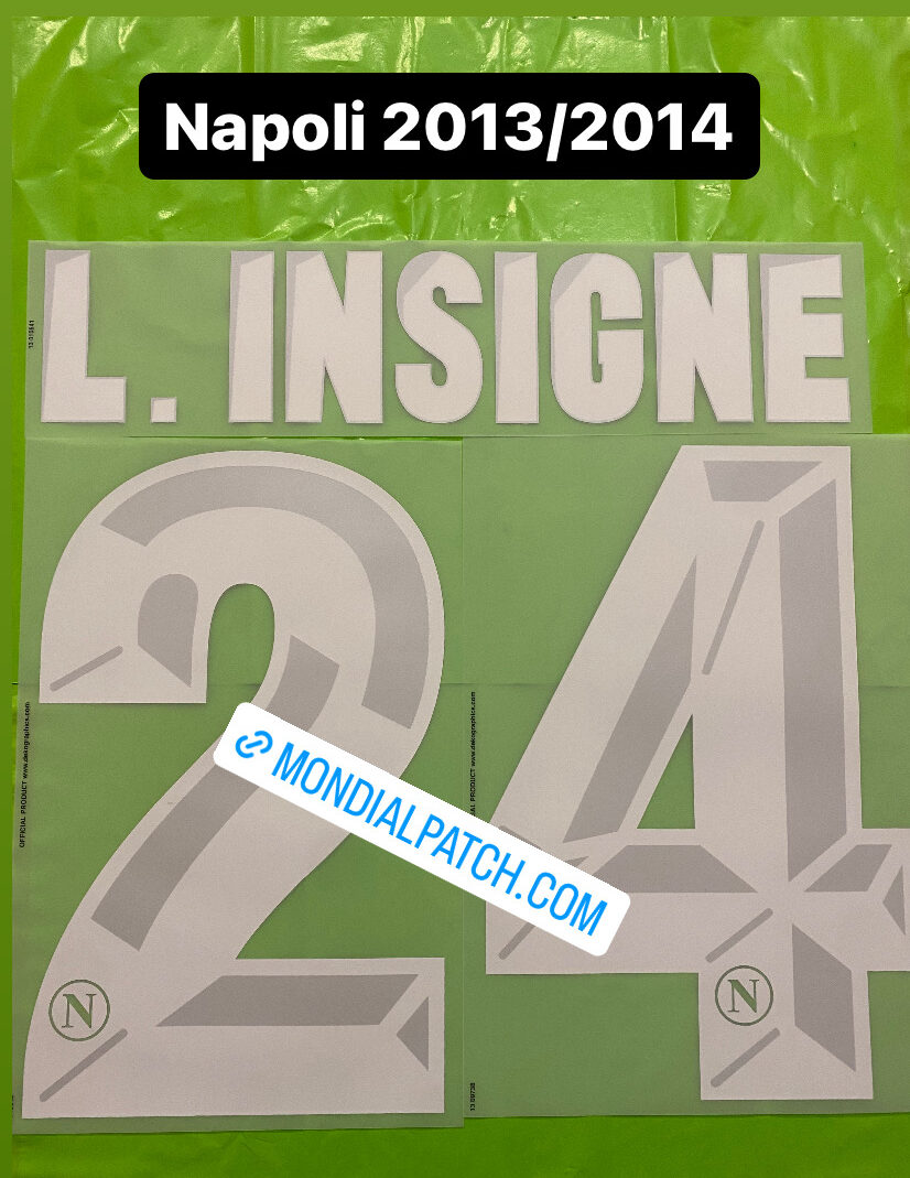 nameset Napoli 2013 2014  24 L.INSIGNE home ufficiale