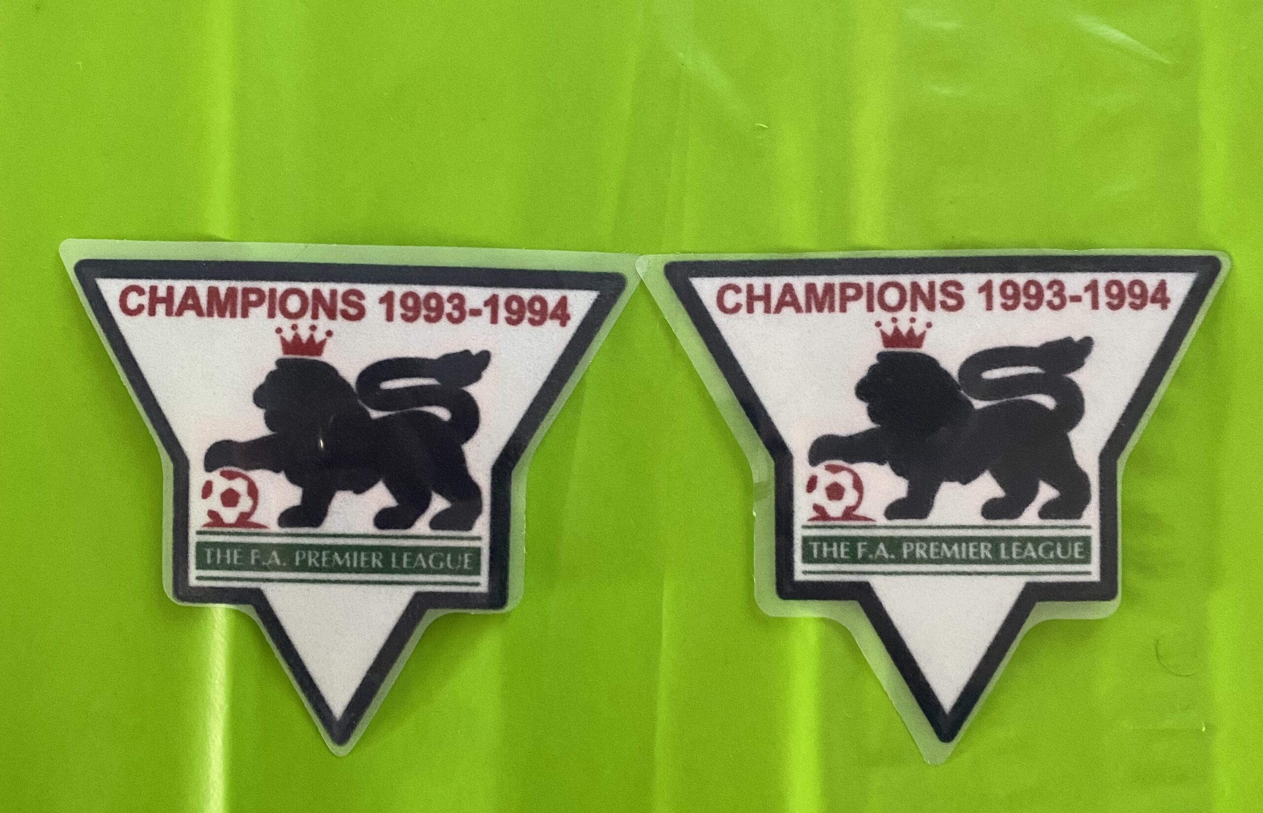 toppe patch premier 1993 1994 vincente win coppia