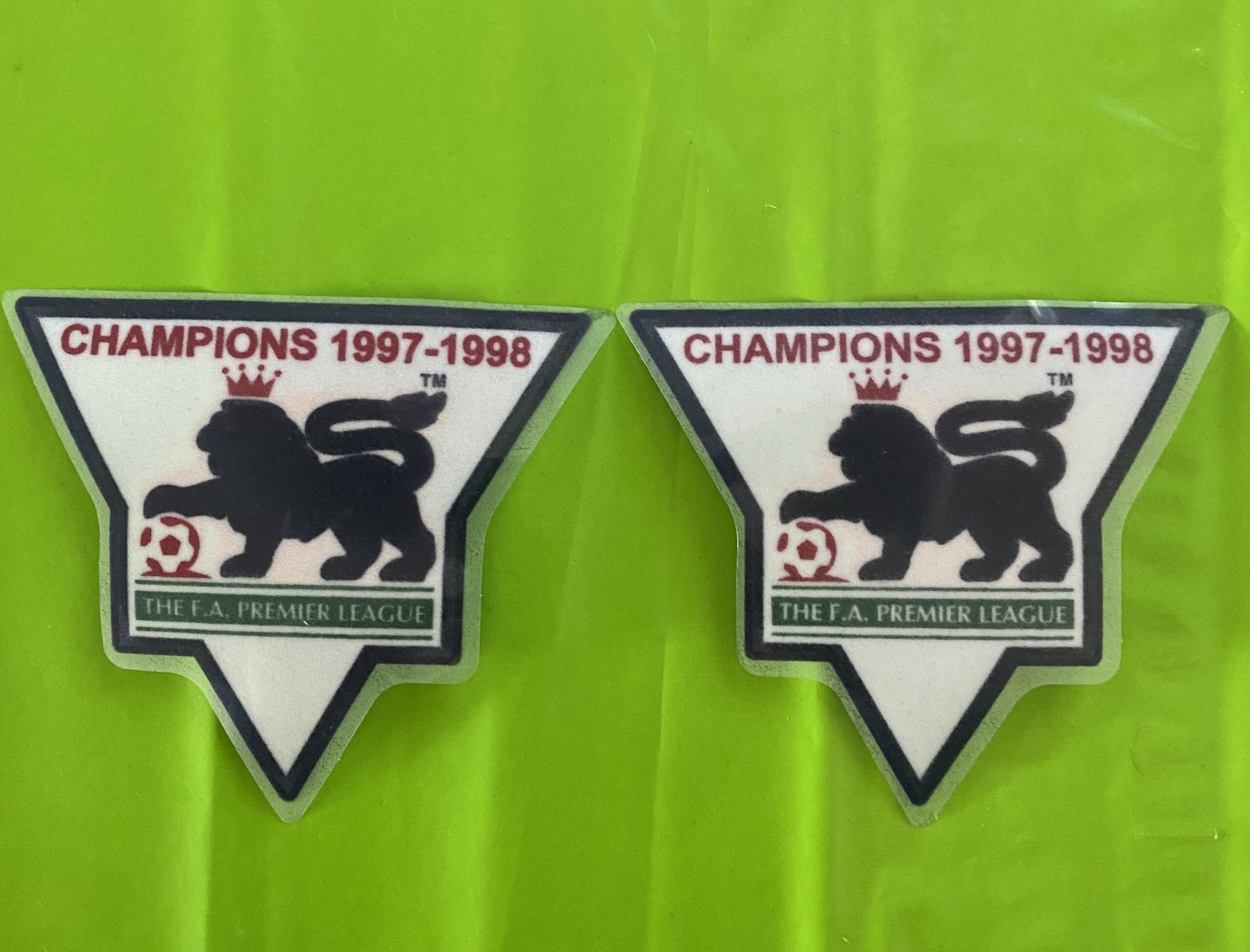 toppe patch premier 1997 1998 vincente win coppia