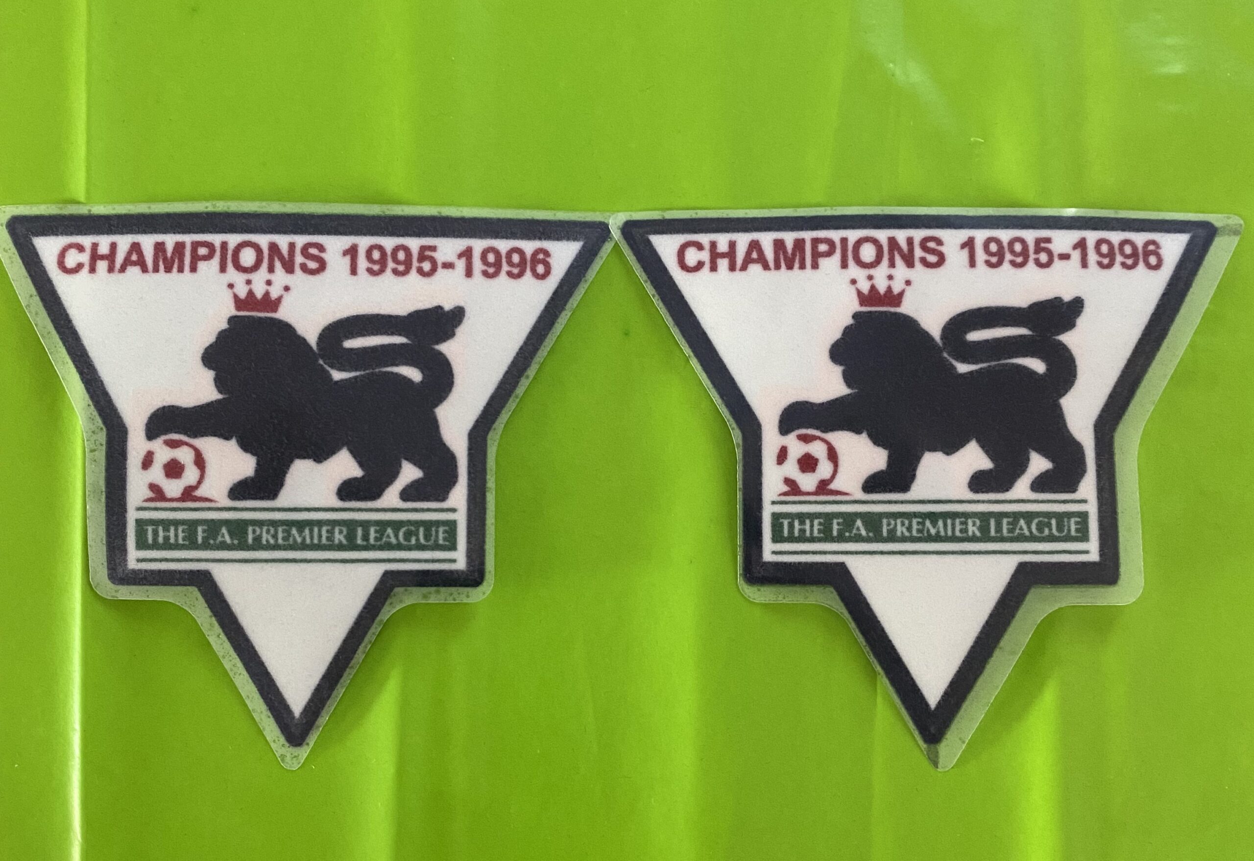 toppe patch premier 1995 1996 vincente win coppia