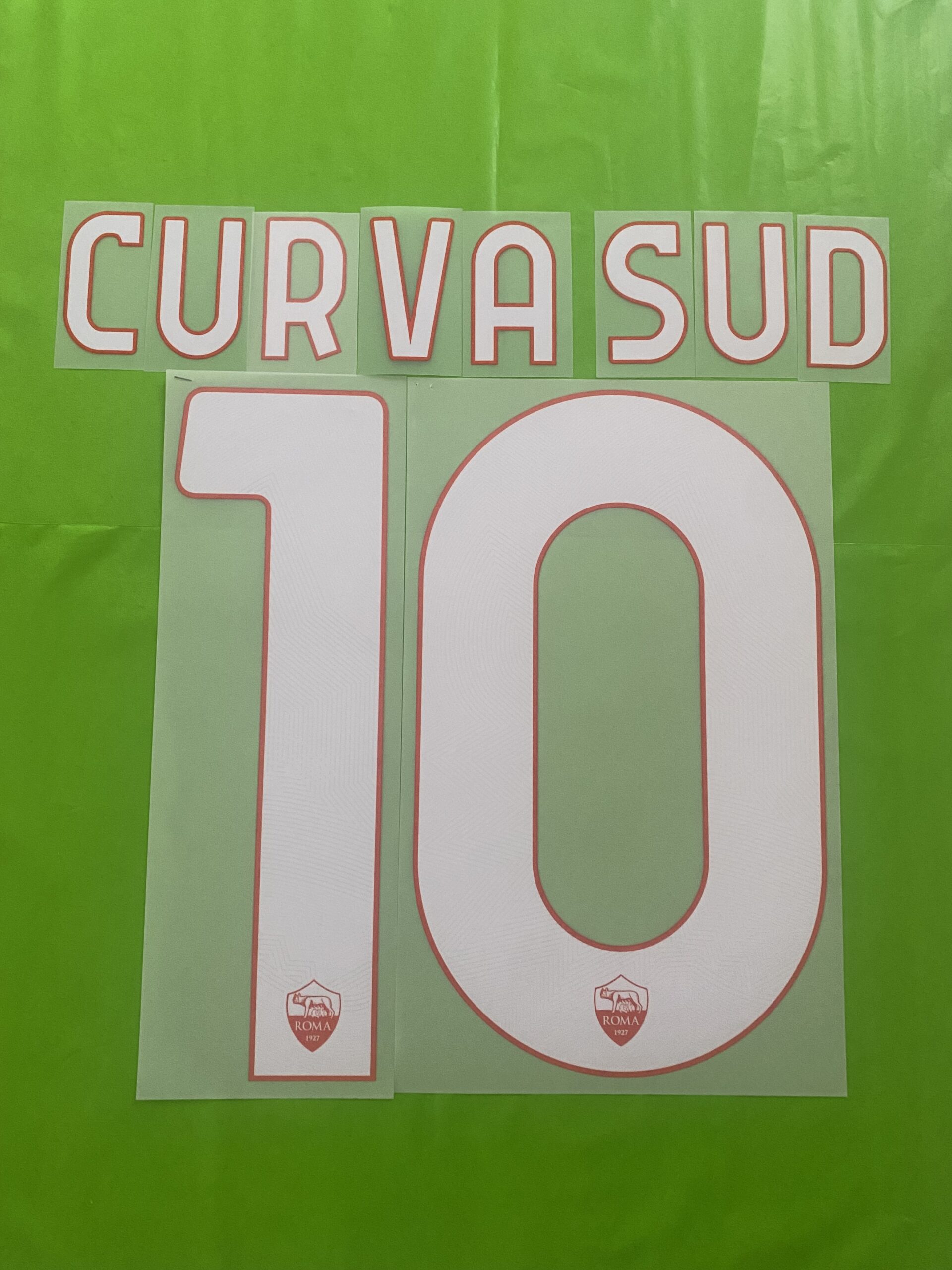 nameset Roma 2020 2021 10 CURVA SUD ufficiale