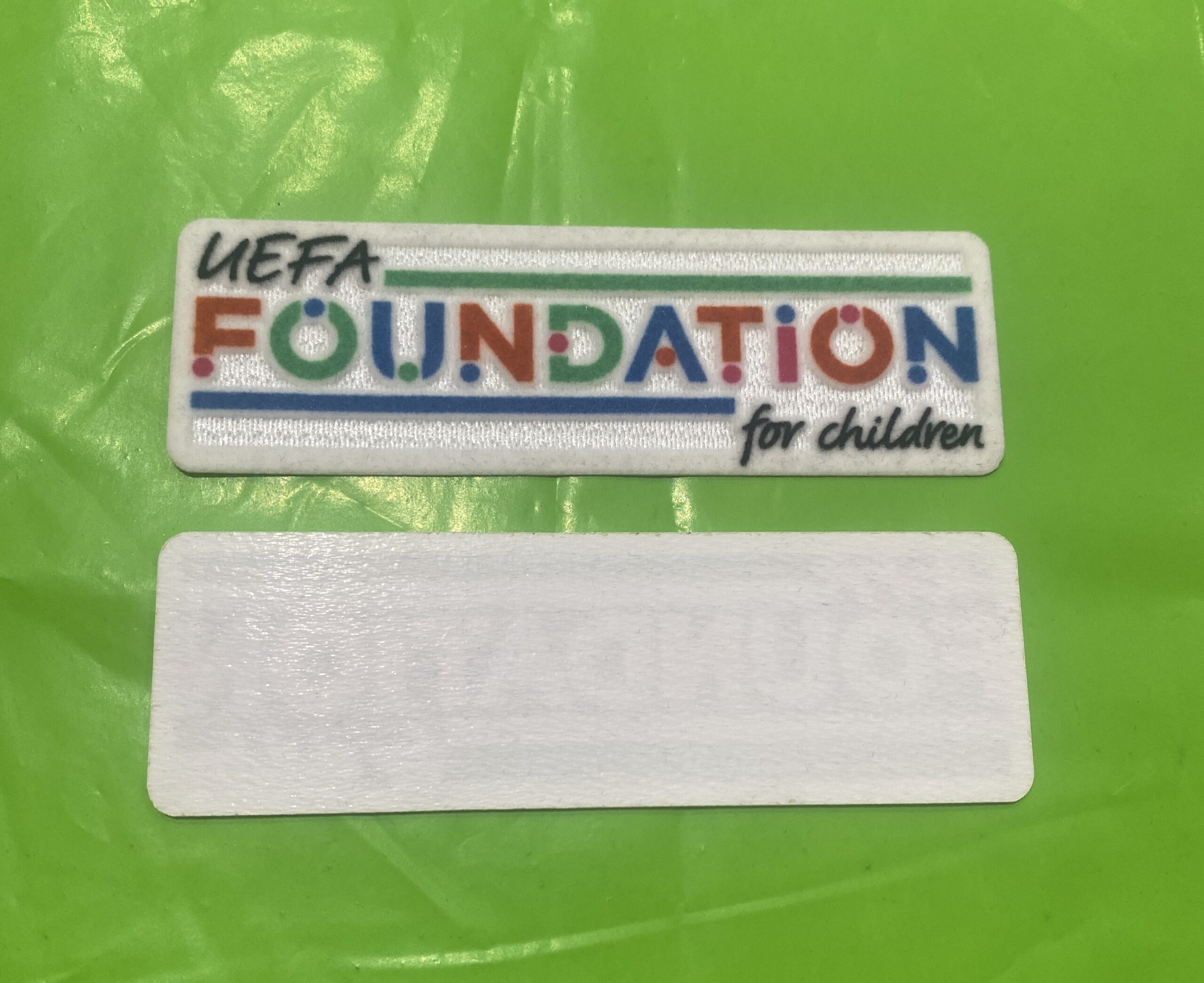 toppa patch uefa foundation 2021 2022 2023 2024 ufficiale