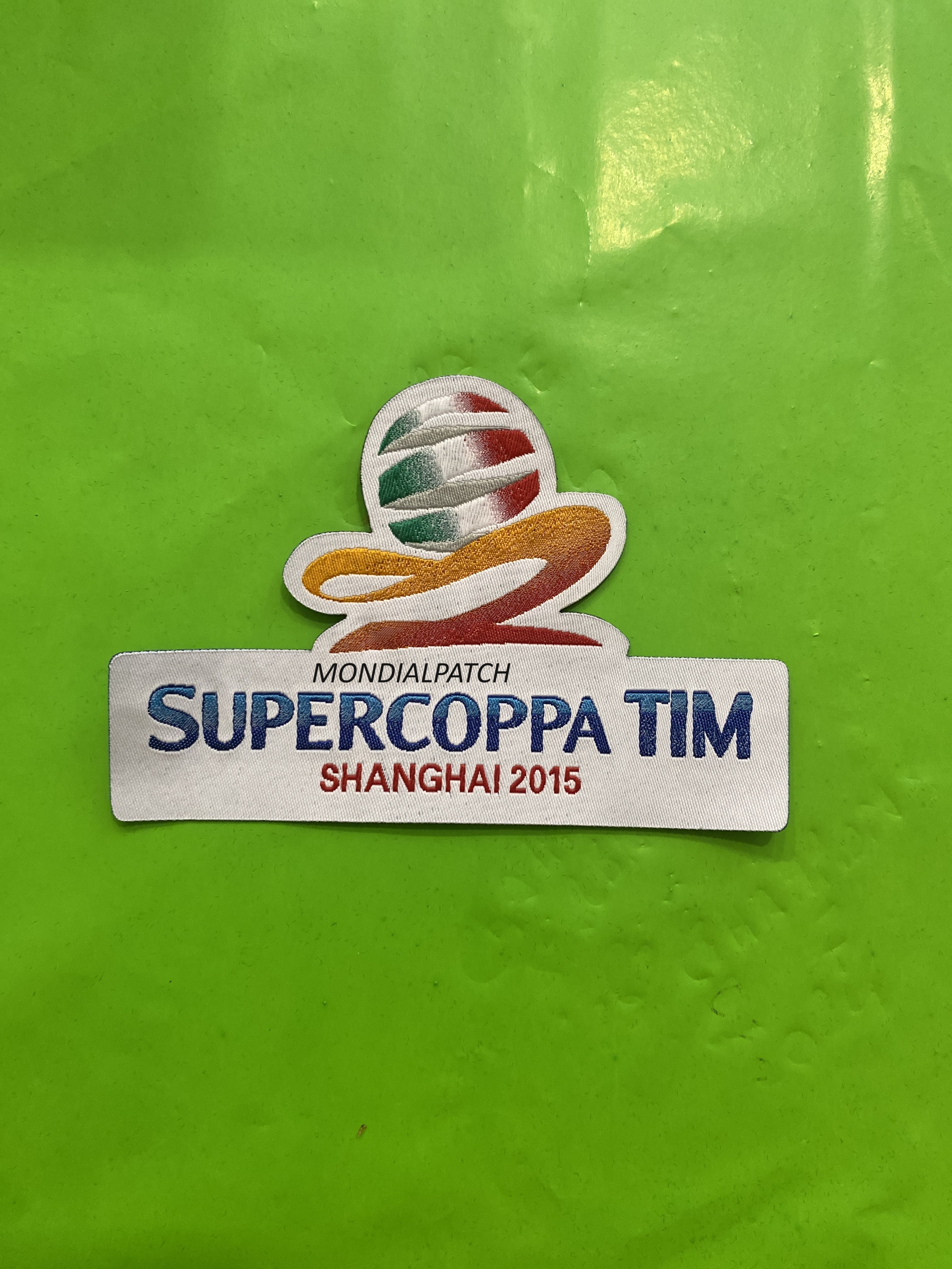 TOPPA UFFICIALE FINALE SUPERCOPPA ITALIANA TIM SHANGHAI 2015 OFFICIAL PATCH