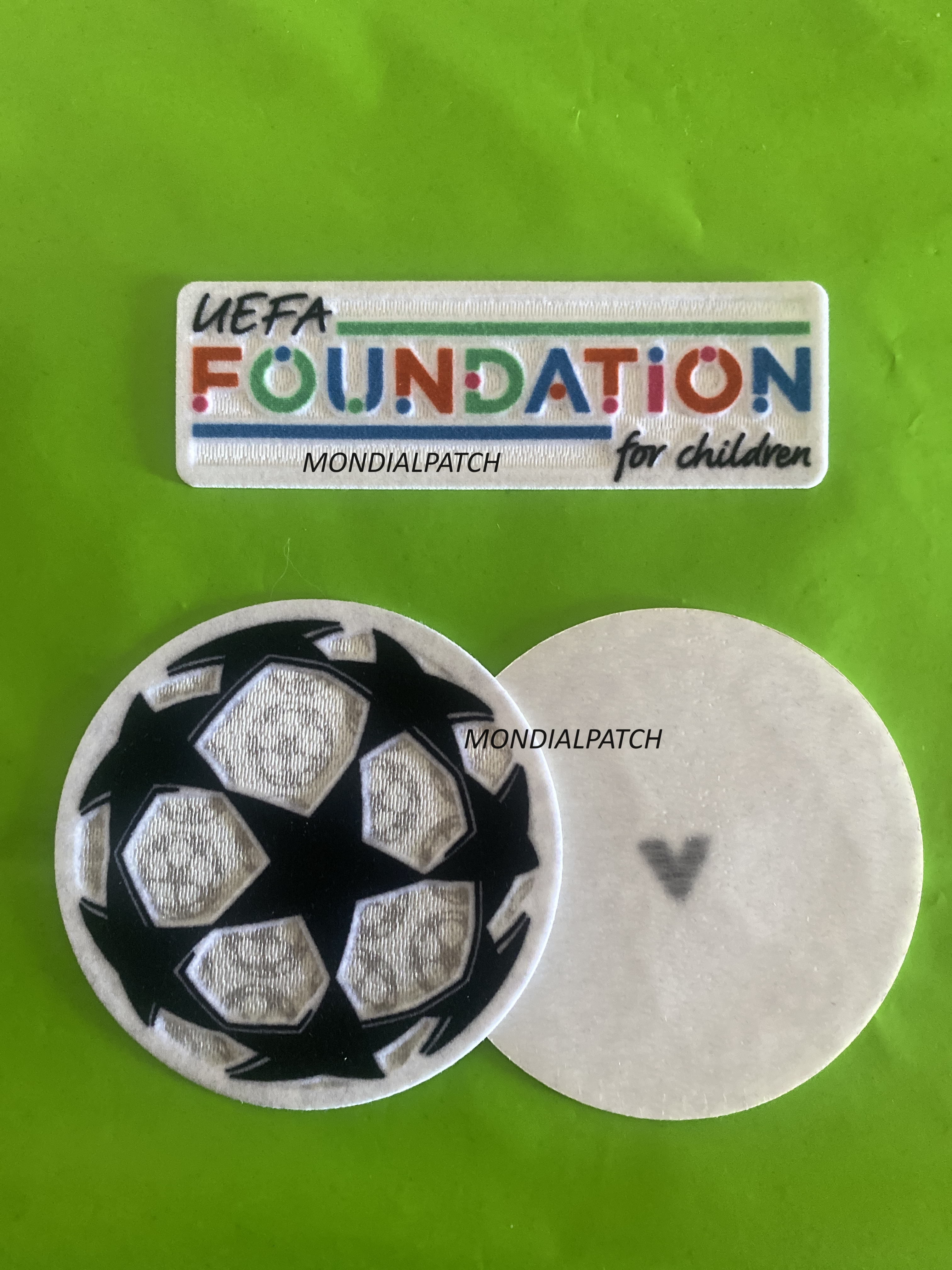 toppa patch uefa foundation 2021 2024 + starball ufficiale