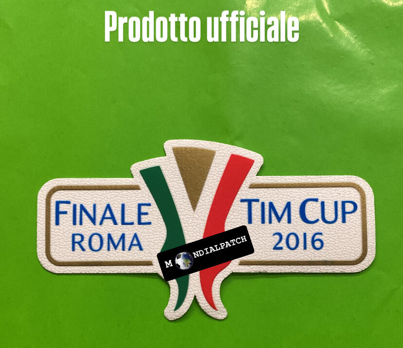 toppa patch tim cup coppa italia finale roma 2016 ufficiale