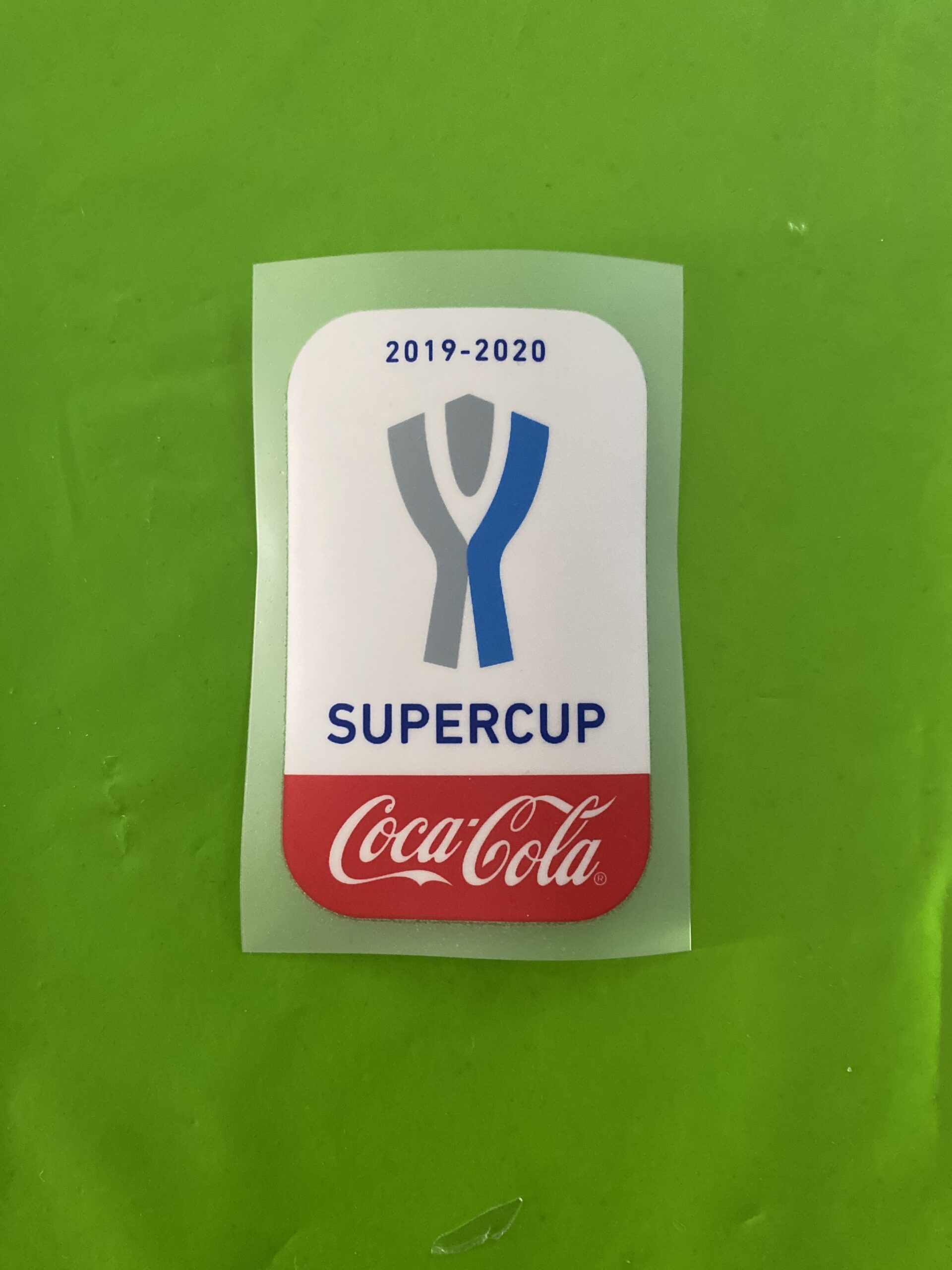 toppa patch supercoppa 2019 2020 ufficiale coca cola