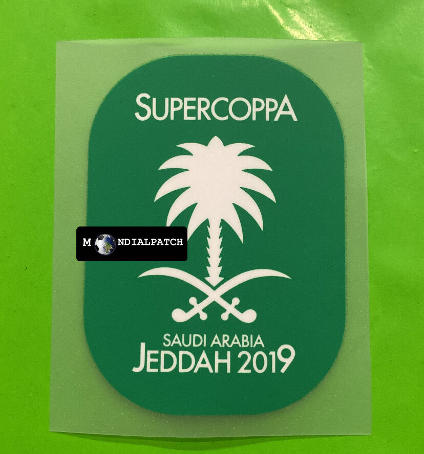 toppa patch supercoppa 2019 Saudi Arabia Jeddah 2019 ufficiale