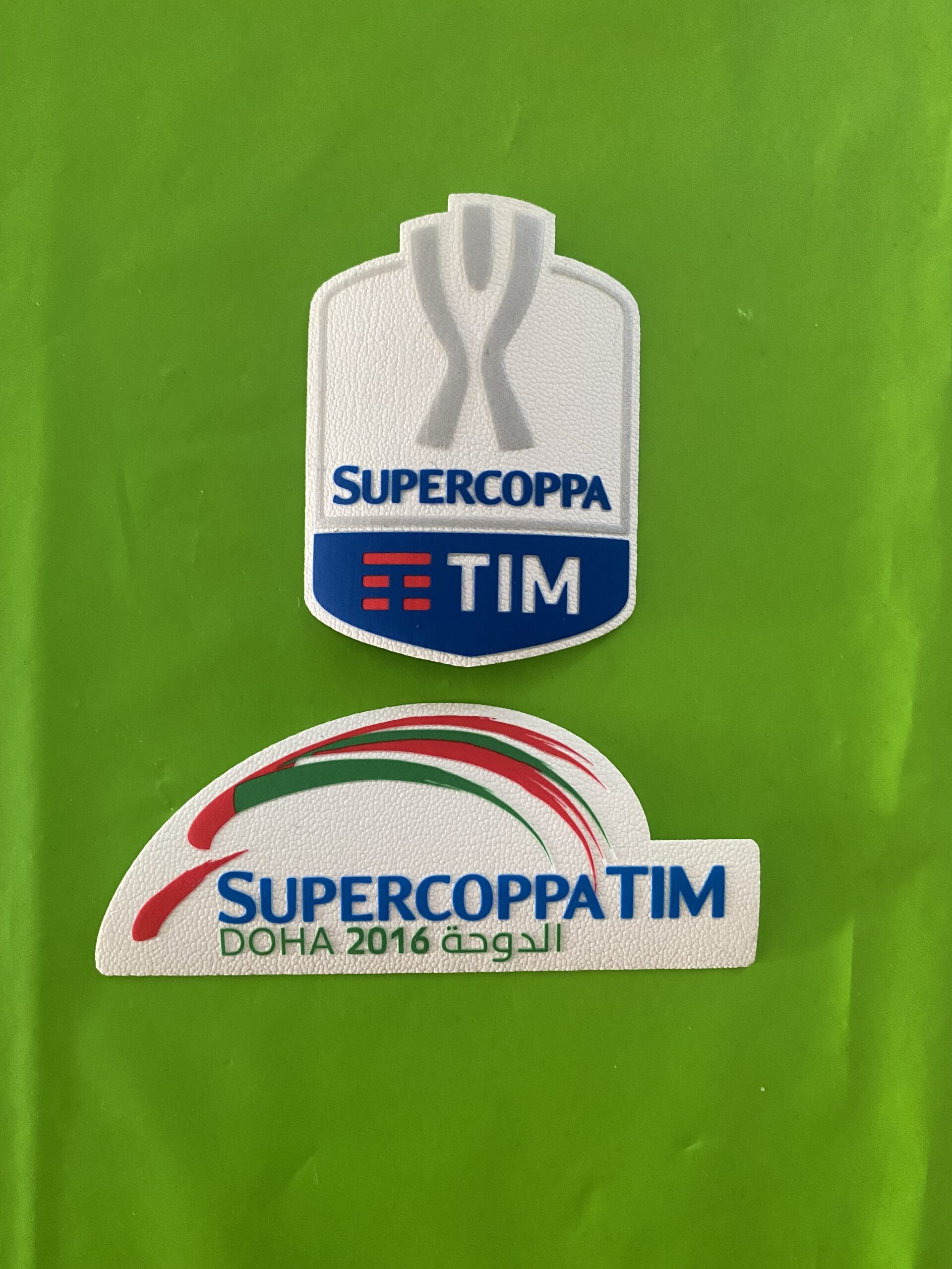 toppa patch supercoppa 2016+ doha ufficiale