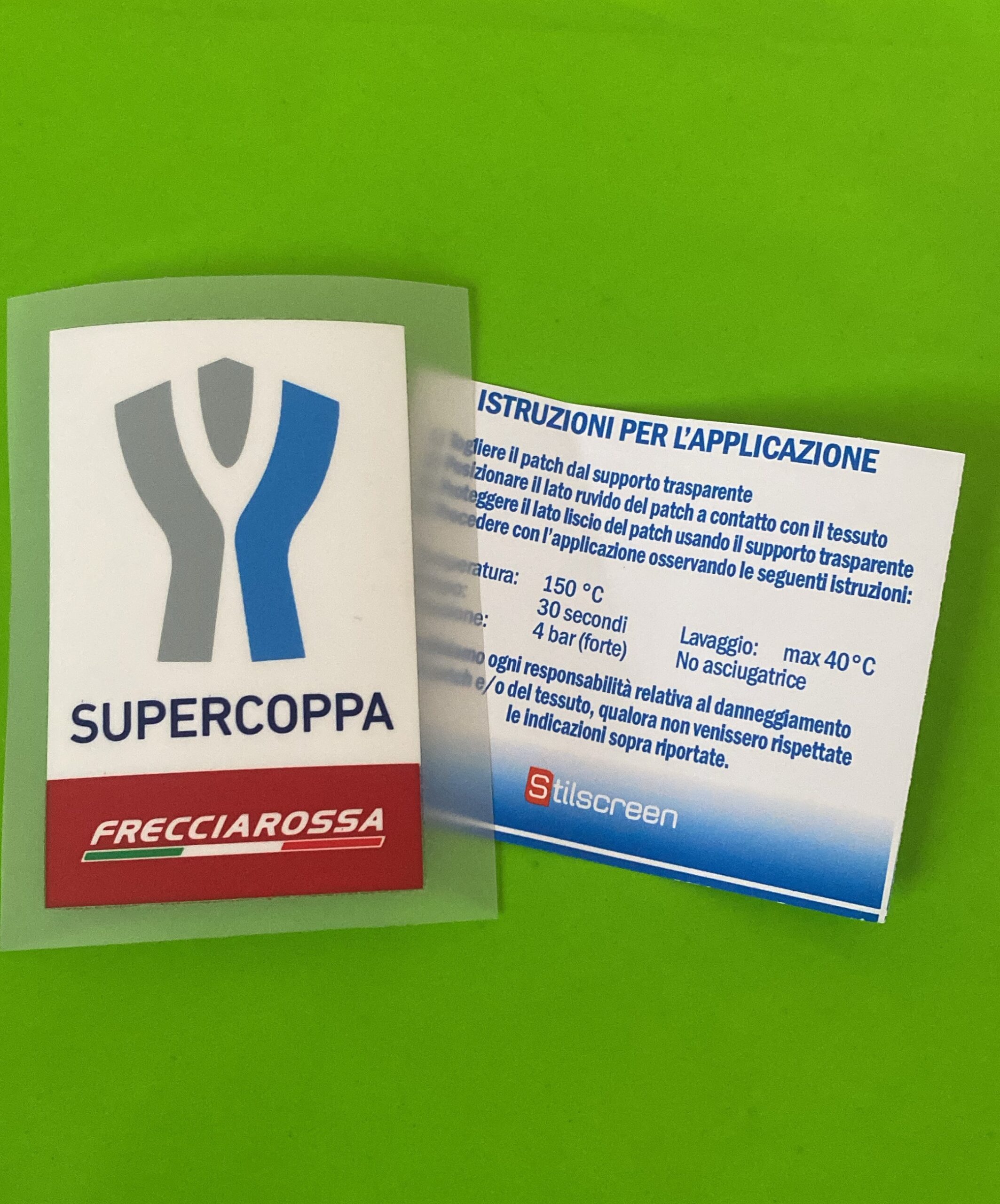 toppa patch supercoppa 2021 2022 2023 frecciarossa ufficiale