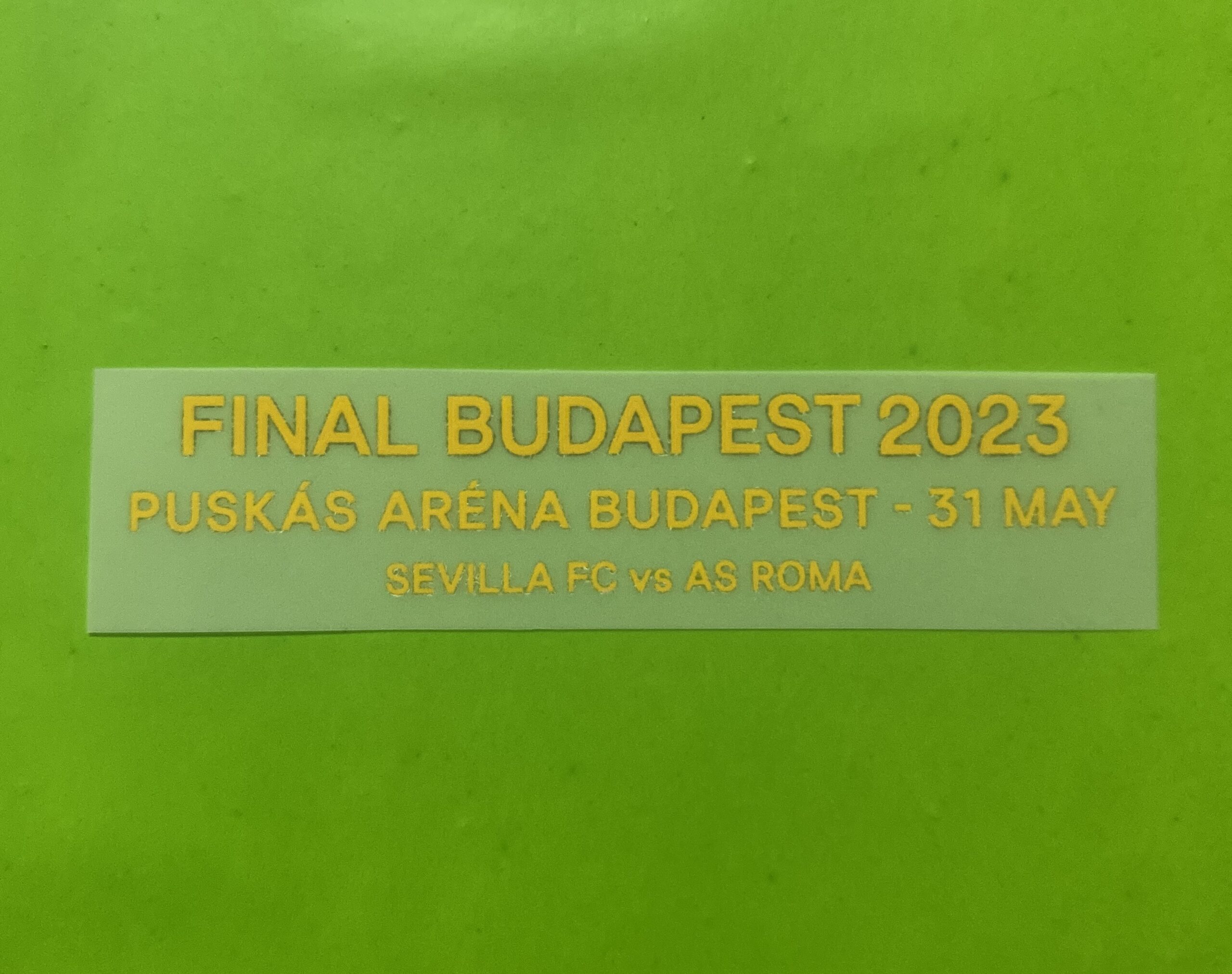 Finale budapest 2023 Siviglia Roma Europa League per maglia Roma