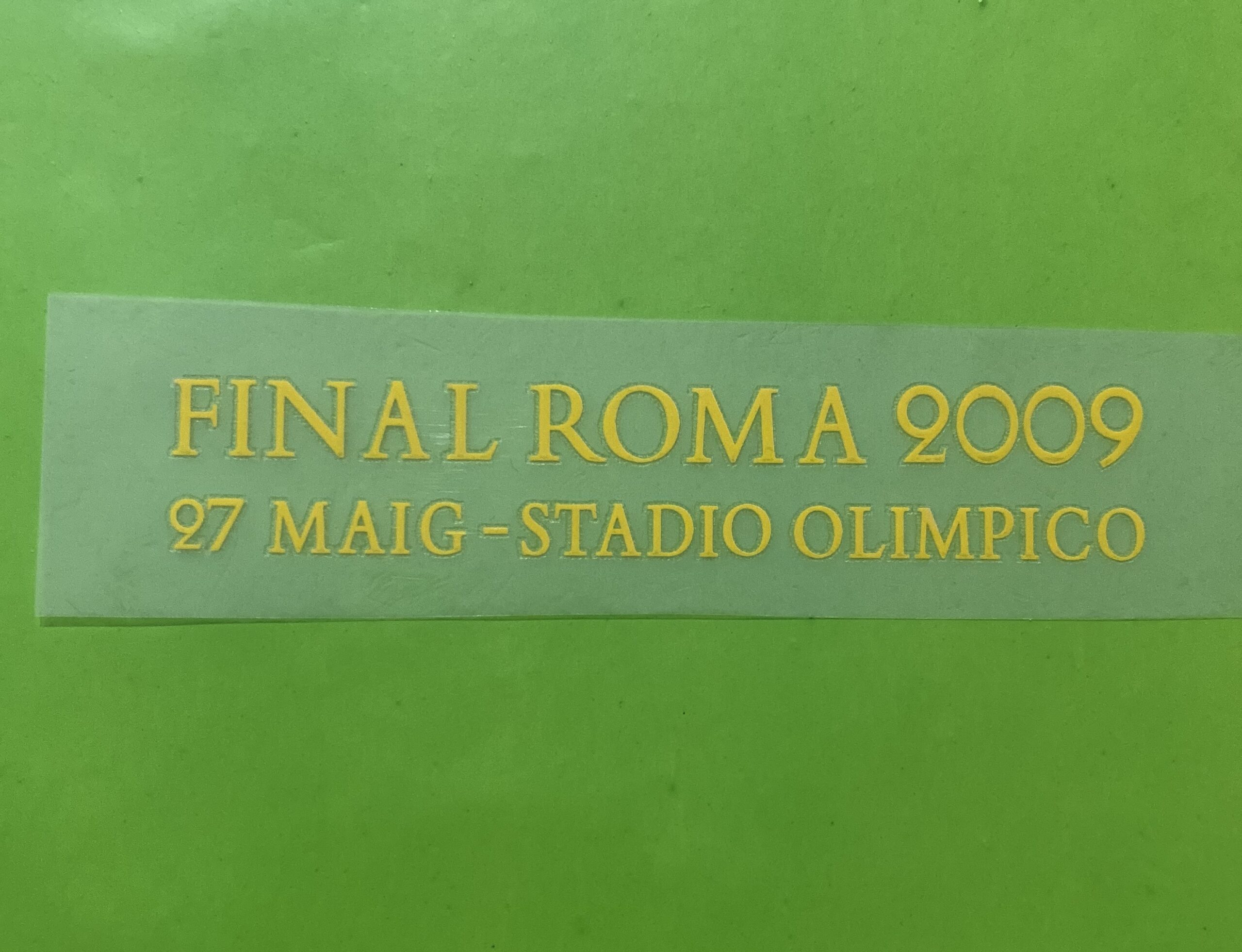 Finale Roma 2009 Barcellona Manchester United 27 maggio stadio olimpico