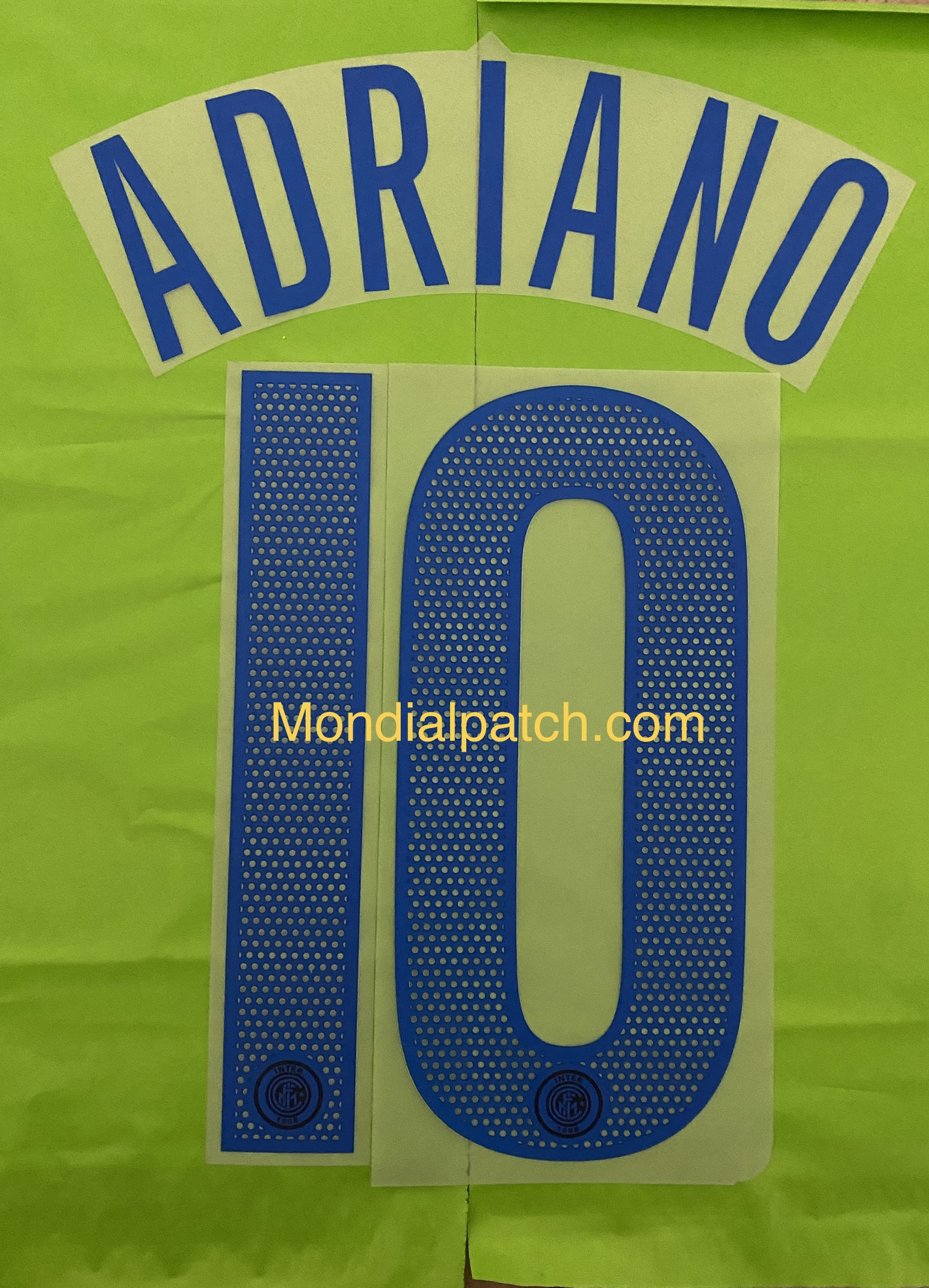 nameset inter 2004-2006 10 adriano blu away