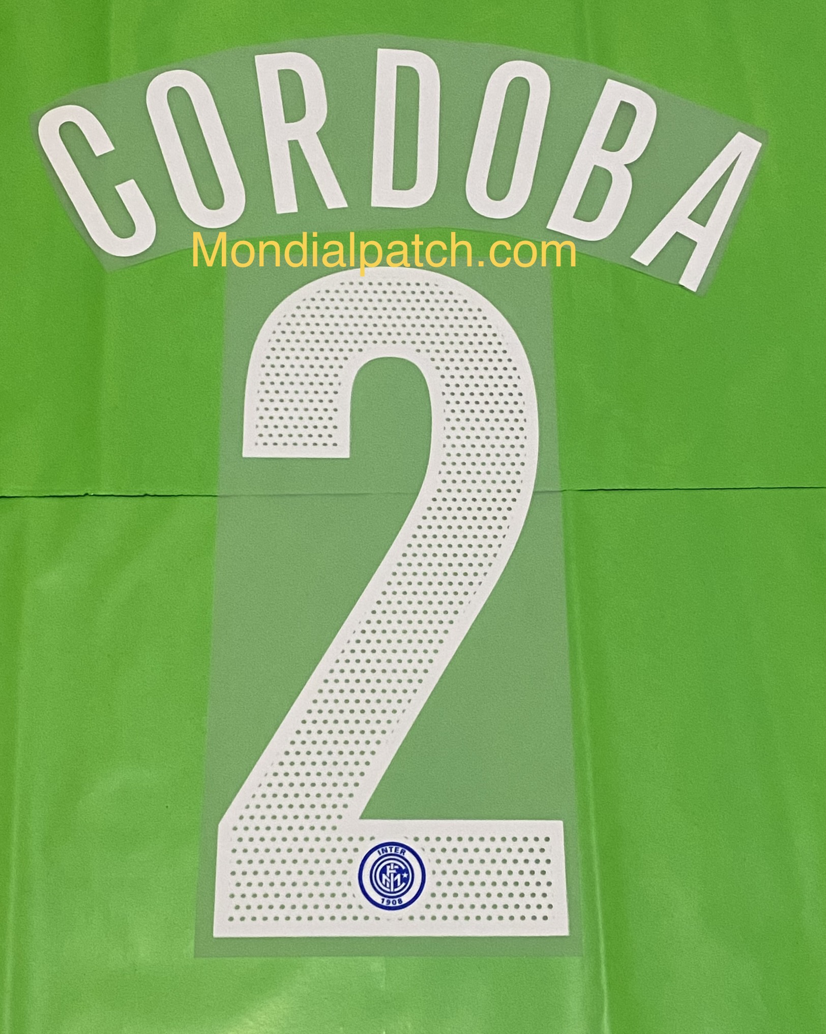 nameset inter 2004-2006 2 Cordoba bianco home