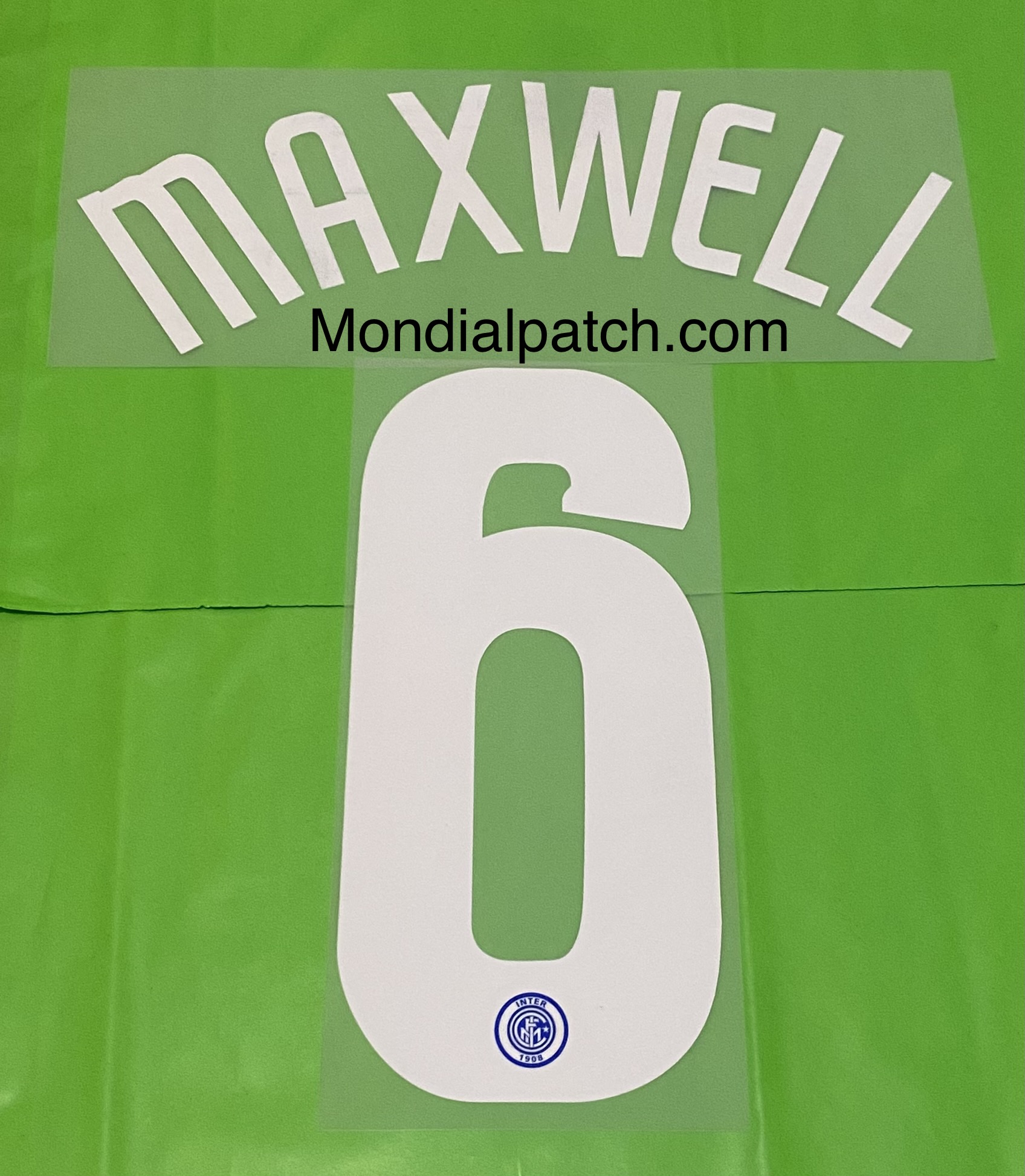nameset inter 2006 2007 6 maxwell bianco home