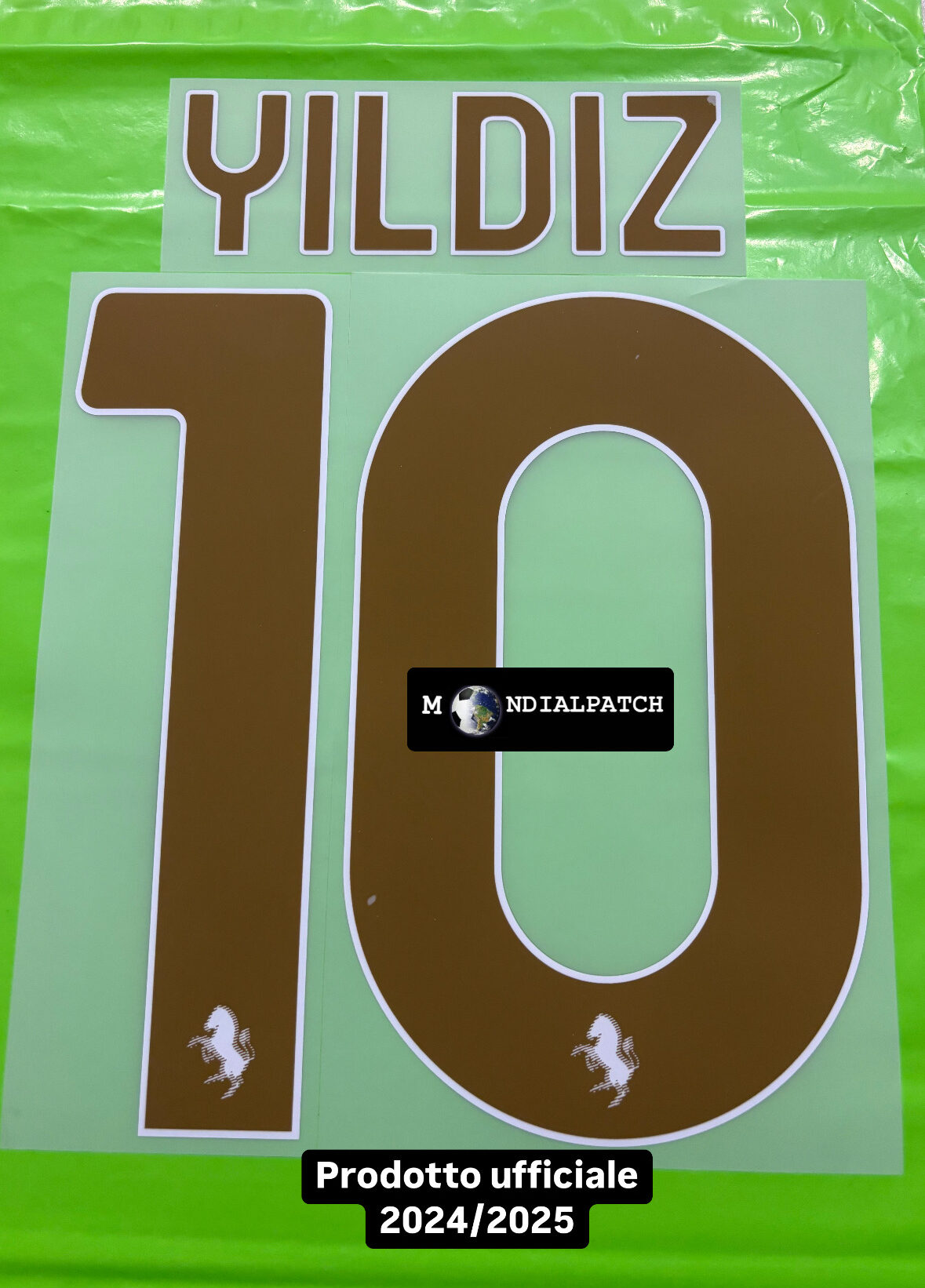 nameset Juventus 2024 2025 third 10 YILDIZ ufficiale