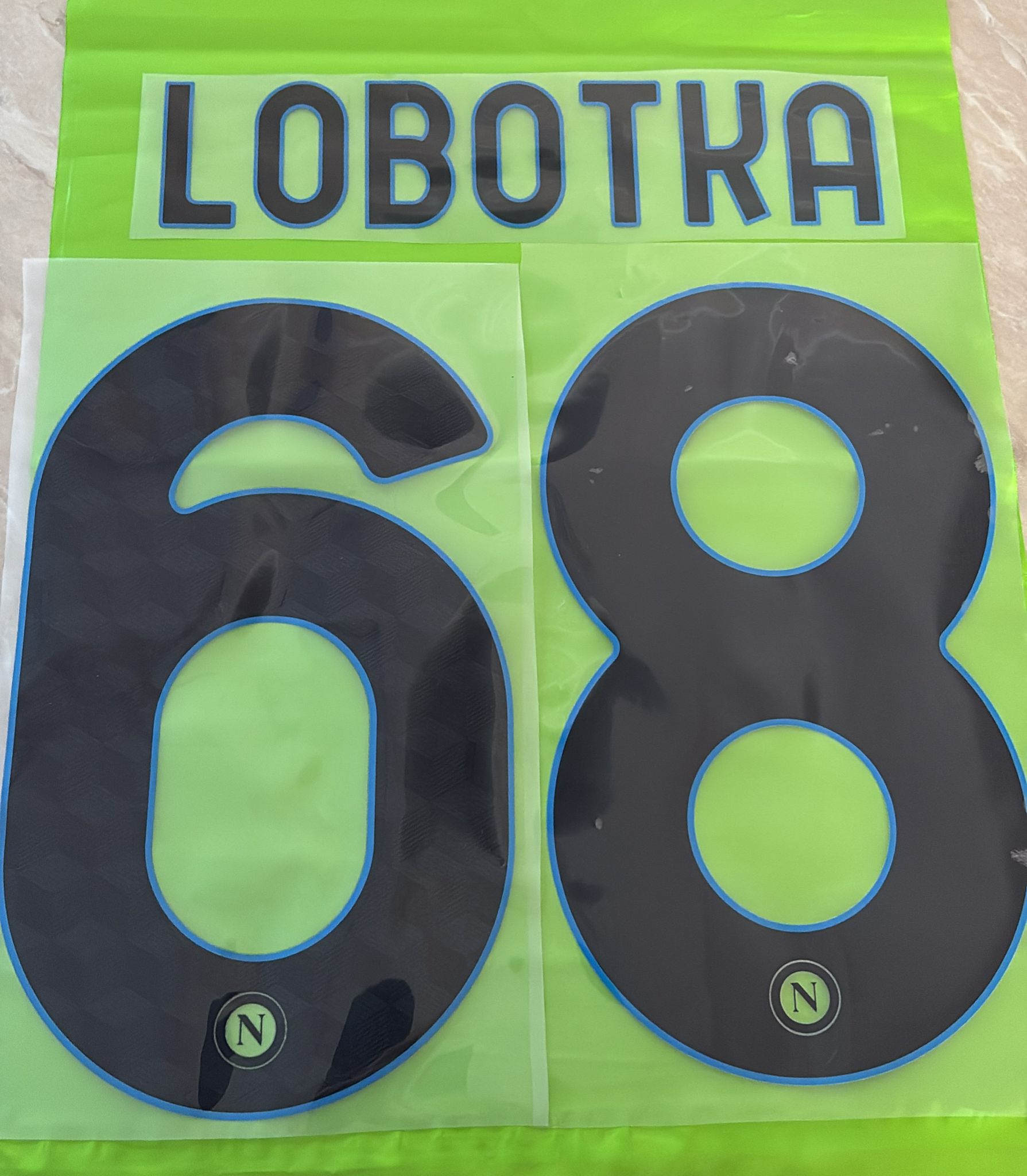 nameset Napoli 2024 2025 68 LOBOTKA ufficiale