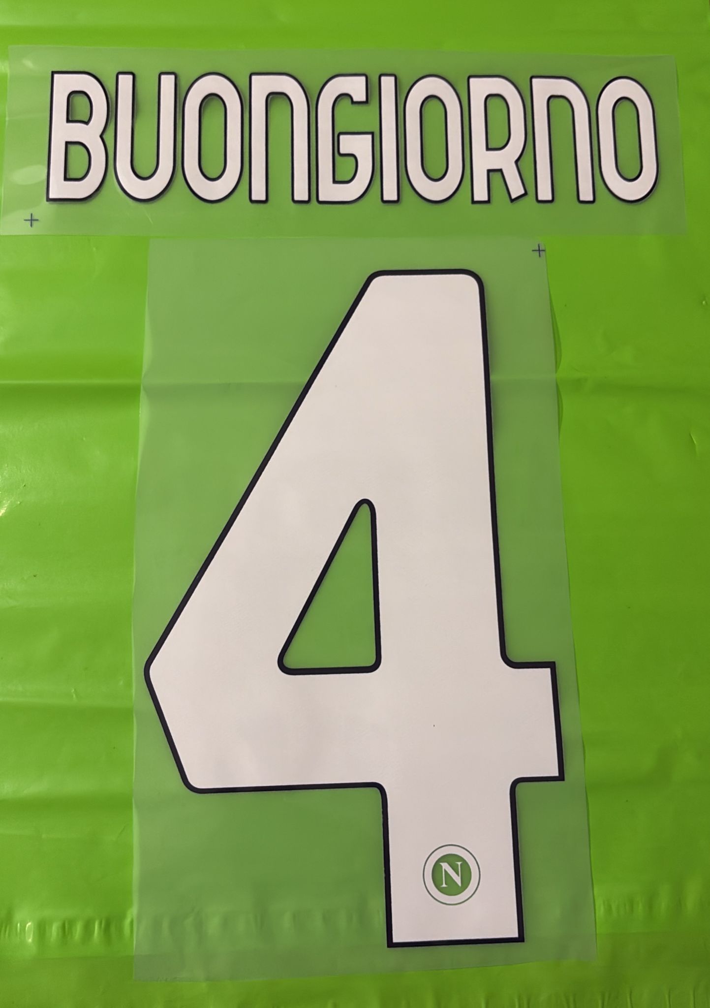 nameset Napoli 2024 2025 4 BUONGIORNO home ufficiale
