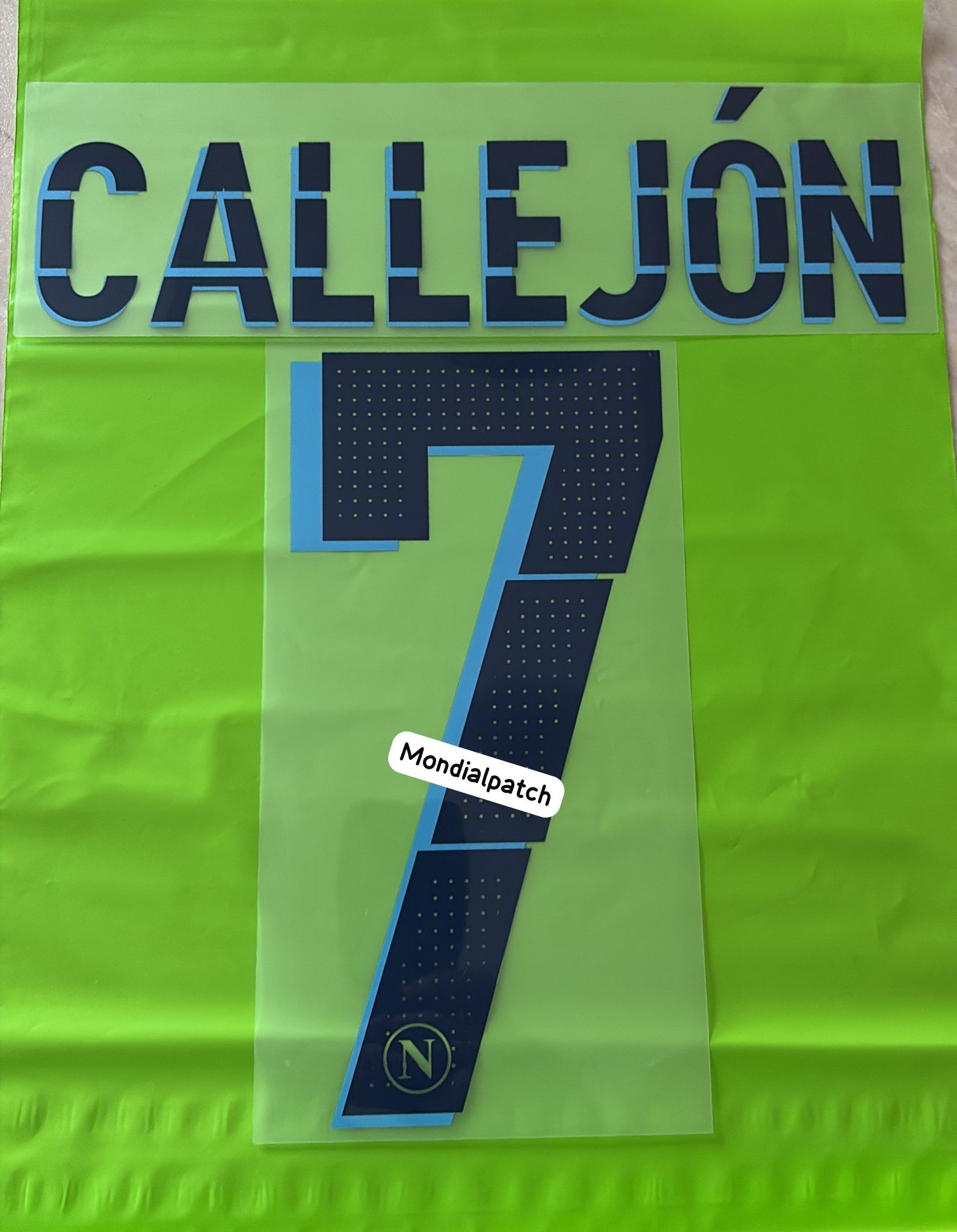nameset Napoli 2014 2015 7 CALLEJON third ufficiale