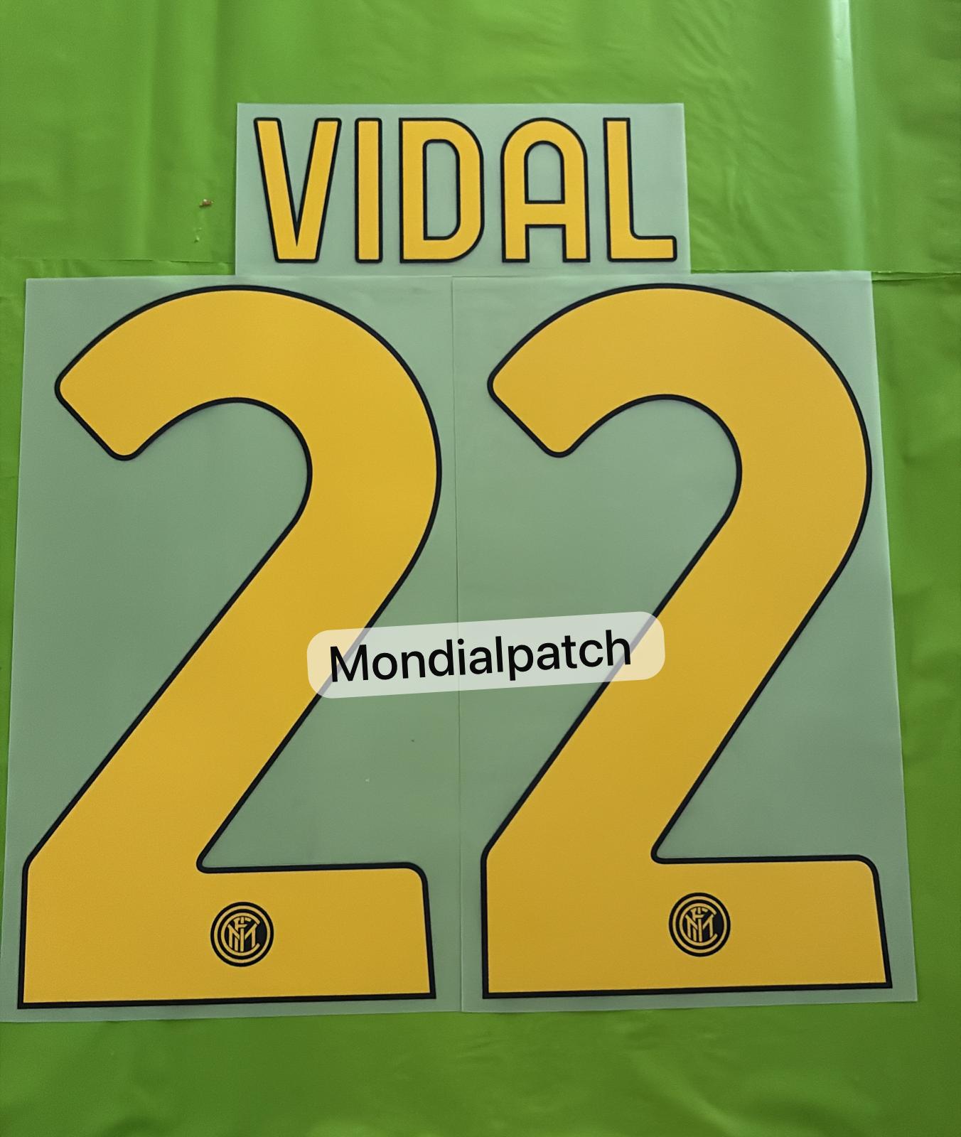nome numero Inter 2020 2021 22 VIDAL third ufficiale