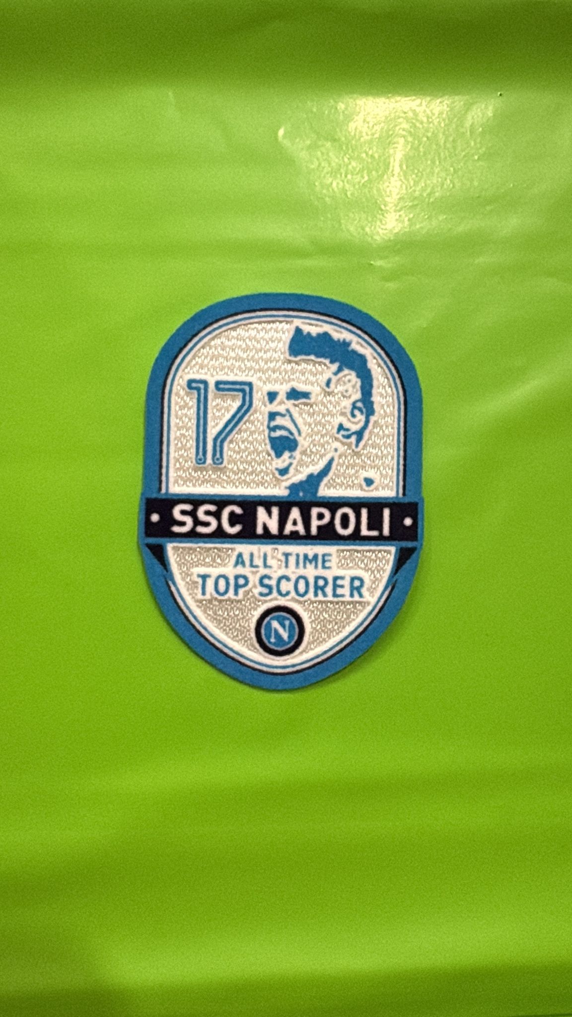 toppa patch Napoli all time TOP SCORER 17 HAMSIK 2017 2018