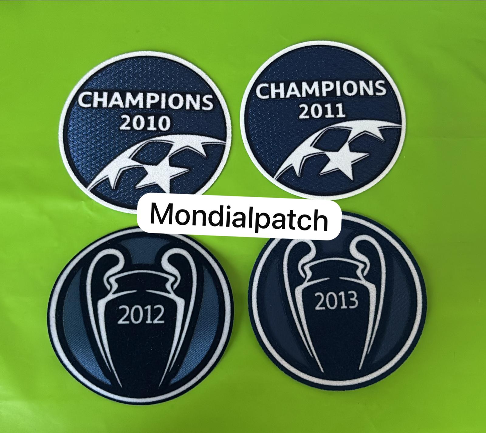 TOPPA PATCH WINNER CHAMPIONS LEAGUE WIN  2010 2011 2012 2013 1 pz