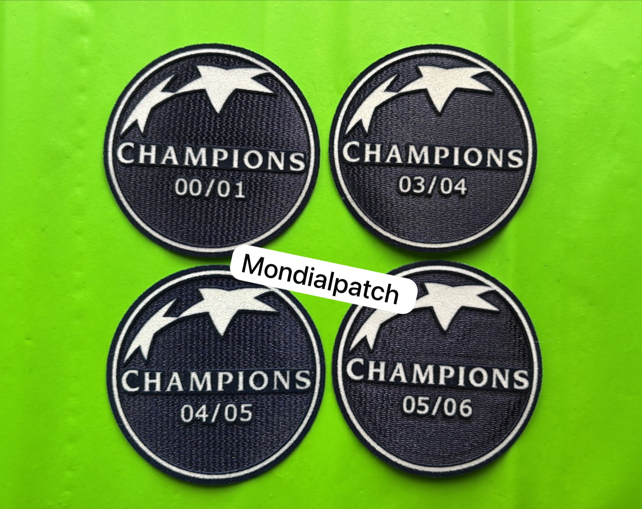 Toppa Patch Winner Champions League WIN 2000 2001 2003 2004 2005 2006 1 pz