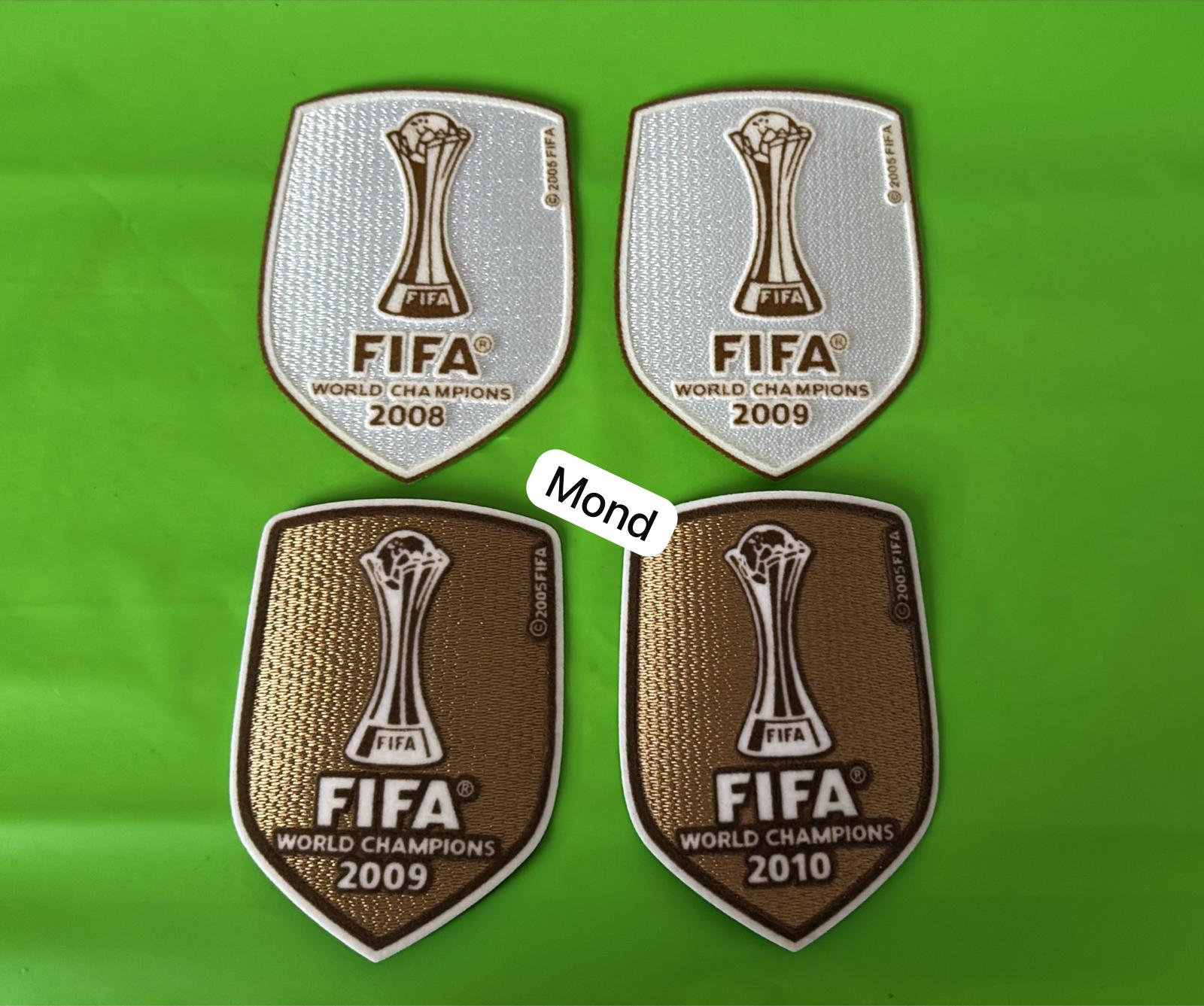 toppa patch champions fifa world club 2008-2009-2010 1 pz