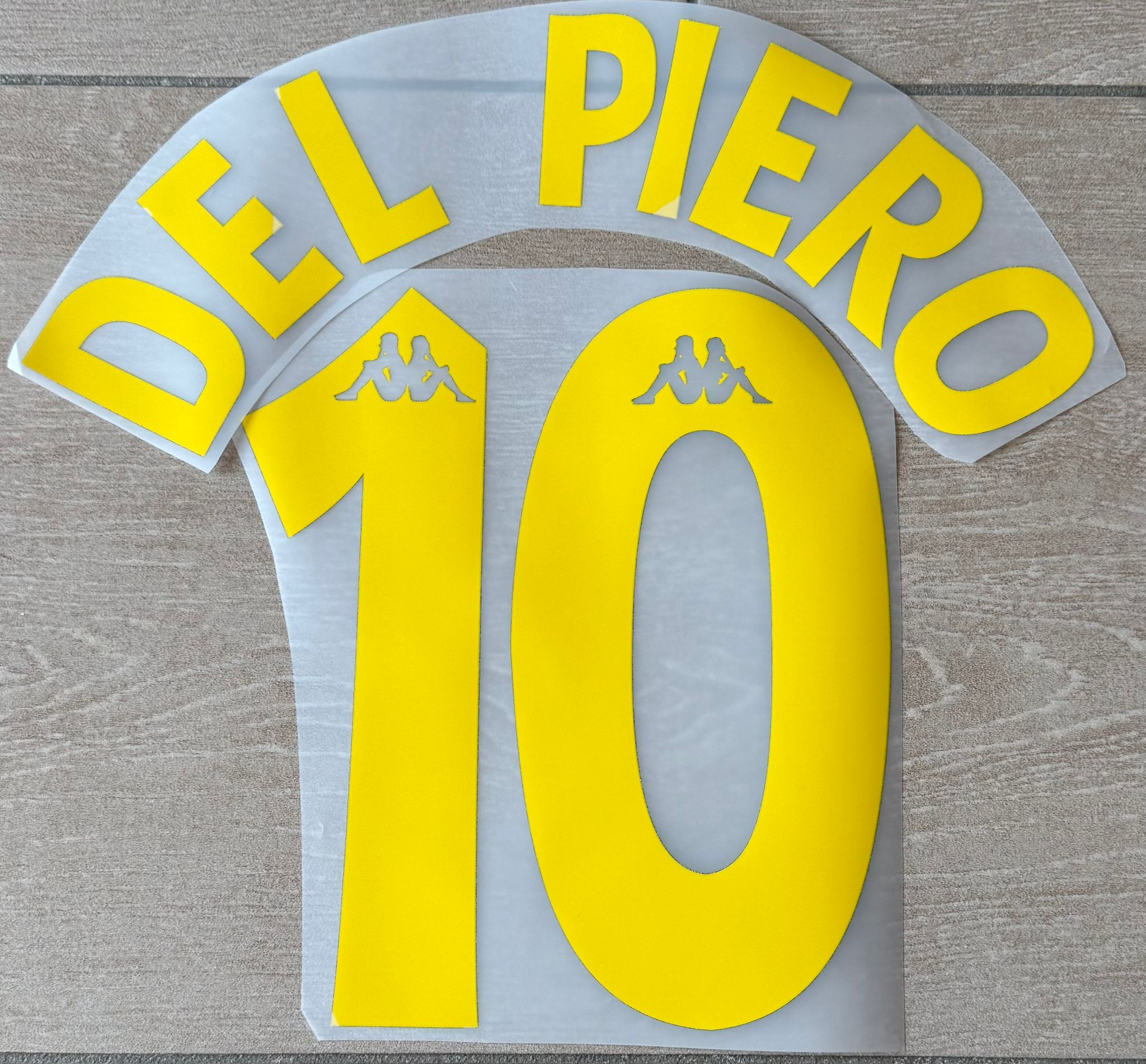 nome numero JUVENTUS 1997 1998 10 DEL PIERO versione vintage
