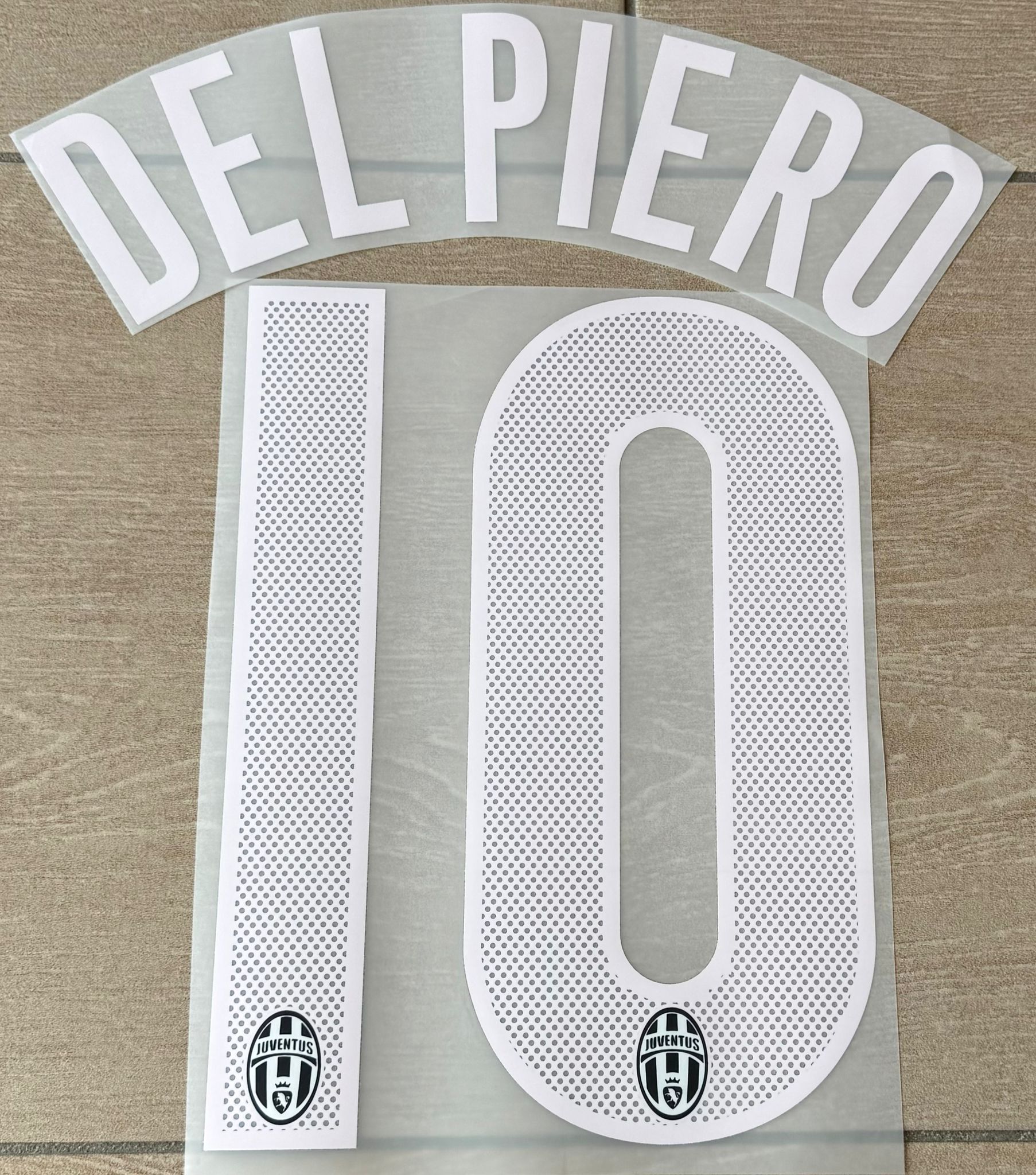 nome numero Juventus 2004 2005 away 10 Del Piero versione vintage