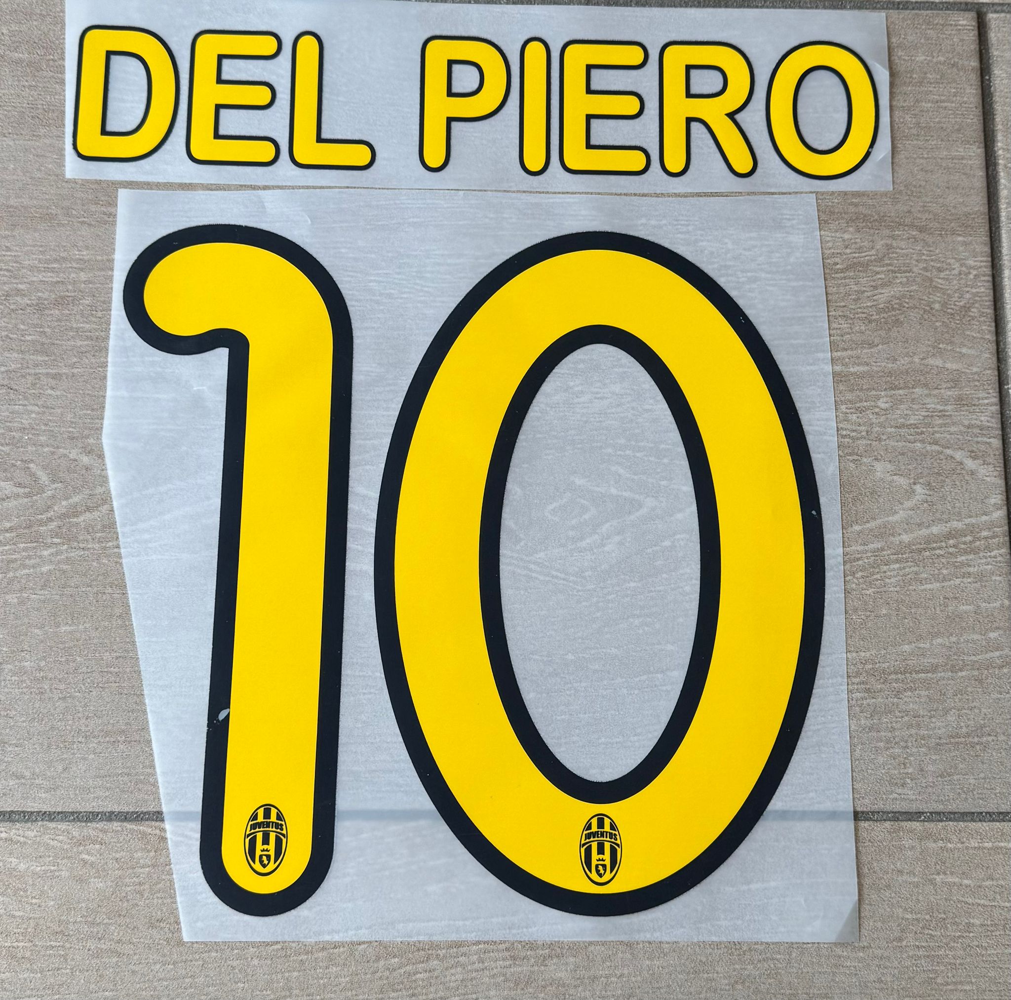 nome numero Juventus 2008 2009 10 Del Piero versione vintage