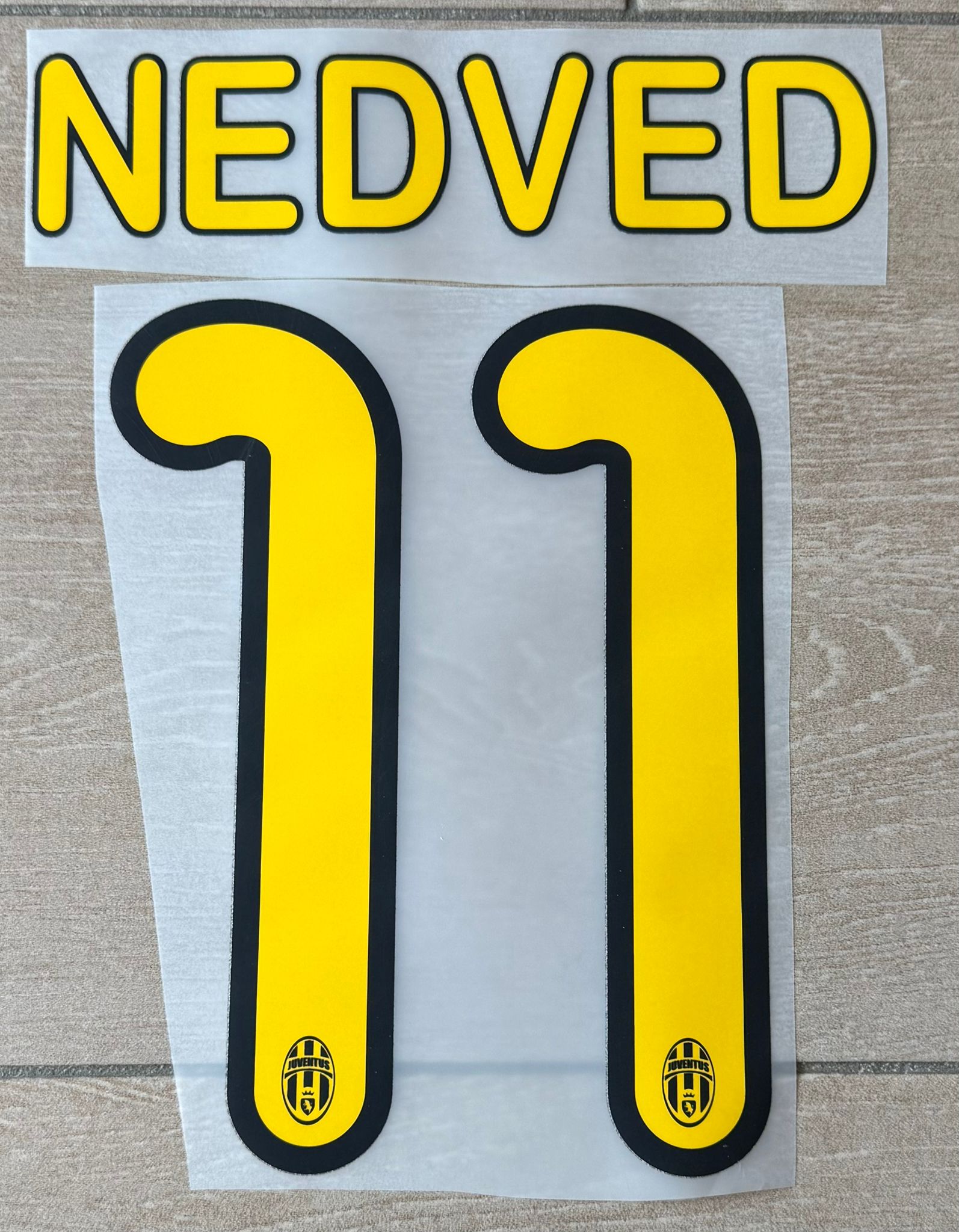 nome numero JUVENTUS 2008 2010 11 NEDVED versione vintage