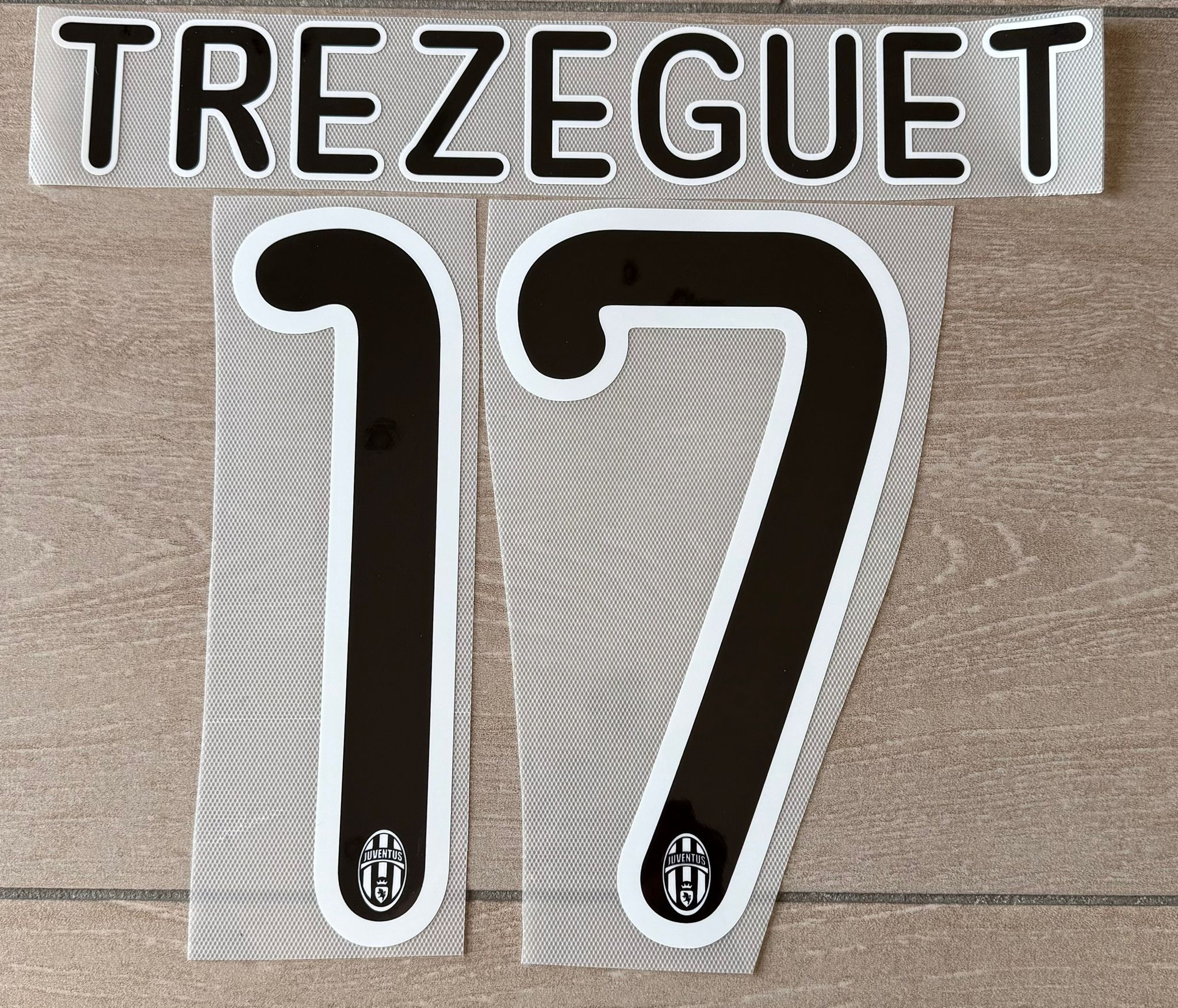 nome numero Juventus 2008 2010 away 17 Trezeguet versione vintage