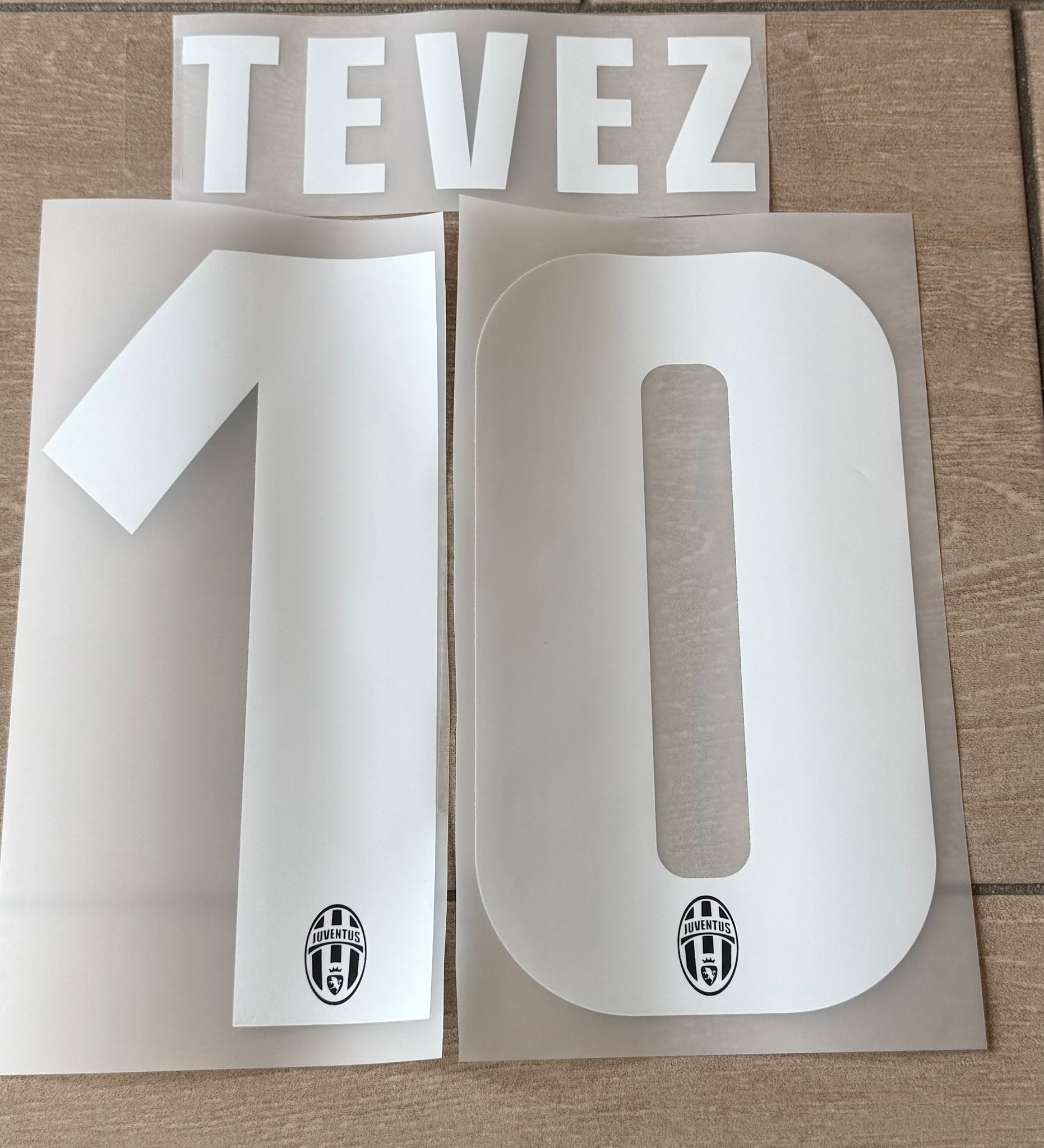 nome numero JUVENTUS 2012 2014 HOME 10 TEVEZ versione vintage