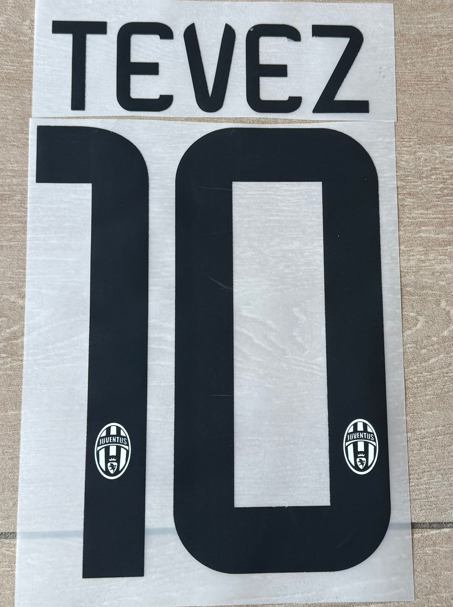 nome numero Juventus 2014 2015 10 Tevez Home versione vintage