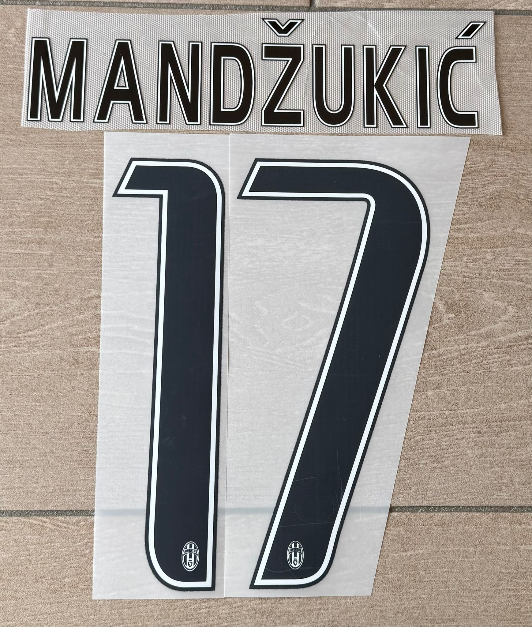 nome numero Juventus 2015 2017 home 17 Mandzukic versione Vintage