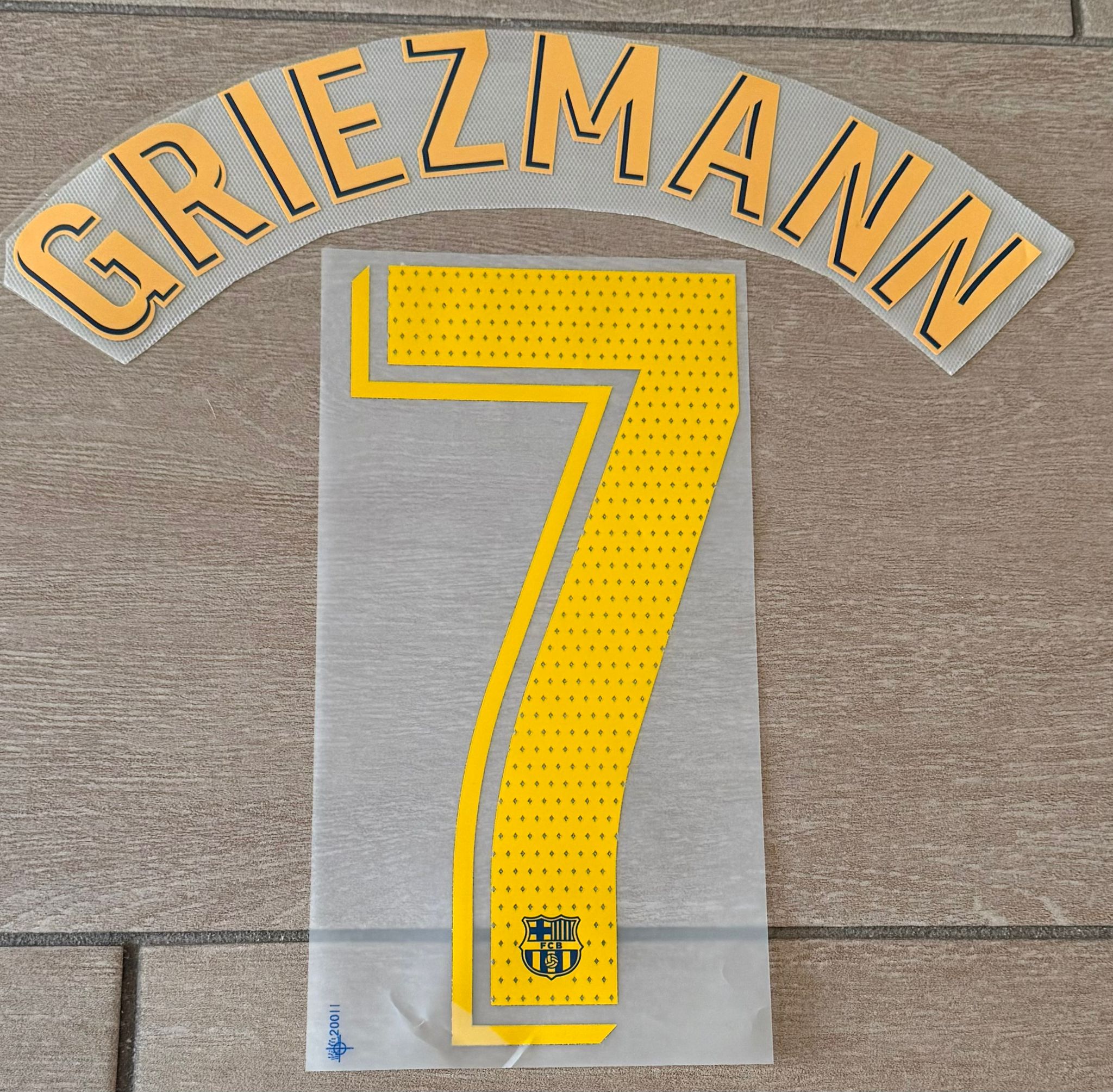 nameset  Barcellona 2020 2021 Home 7 GRIEZMANN versione vintage